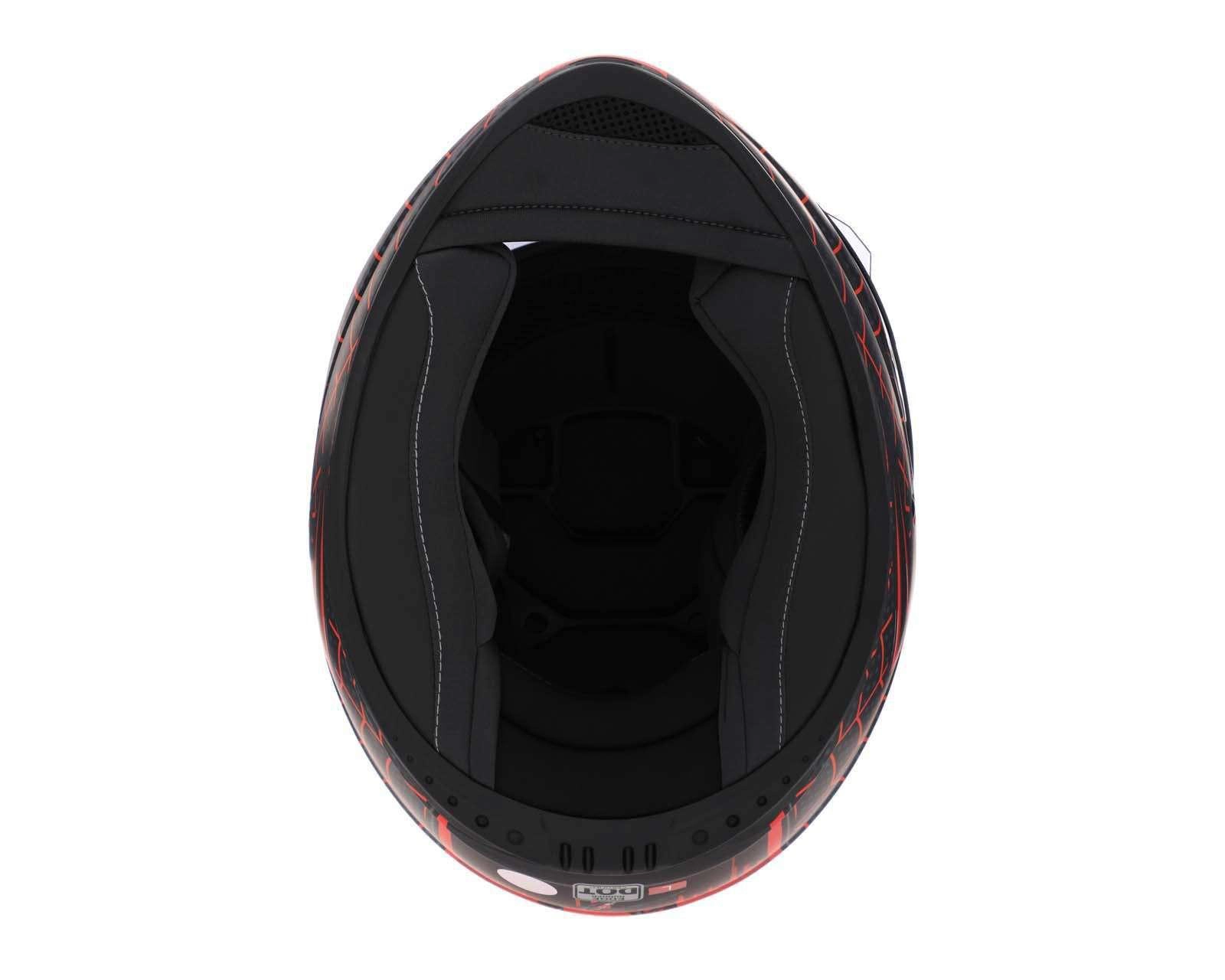 Foto 8 pulgar | Casco para Motociclista Edge Extragrande Miles Morales Rojo