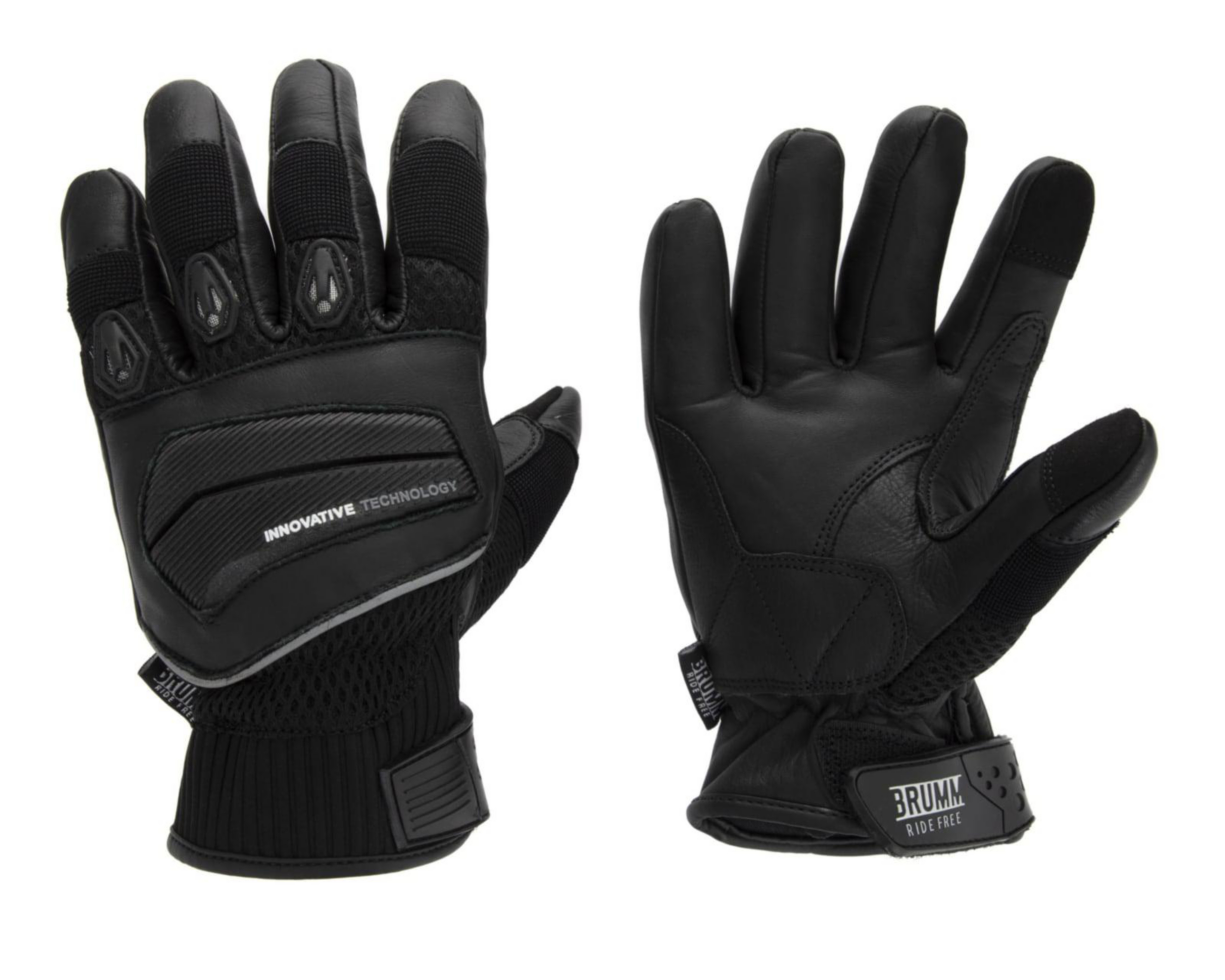 Guantes para Motociclista Brumm BM-GP103 M Extragrande de Piel