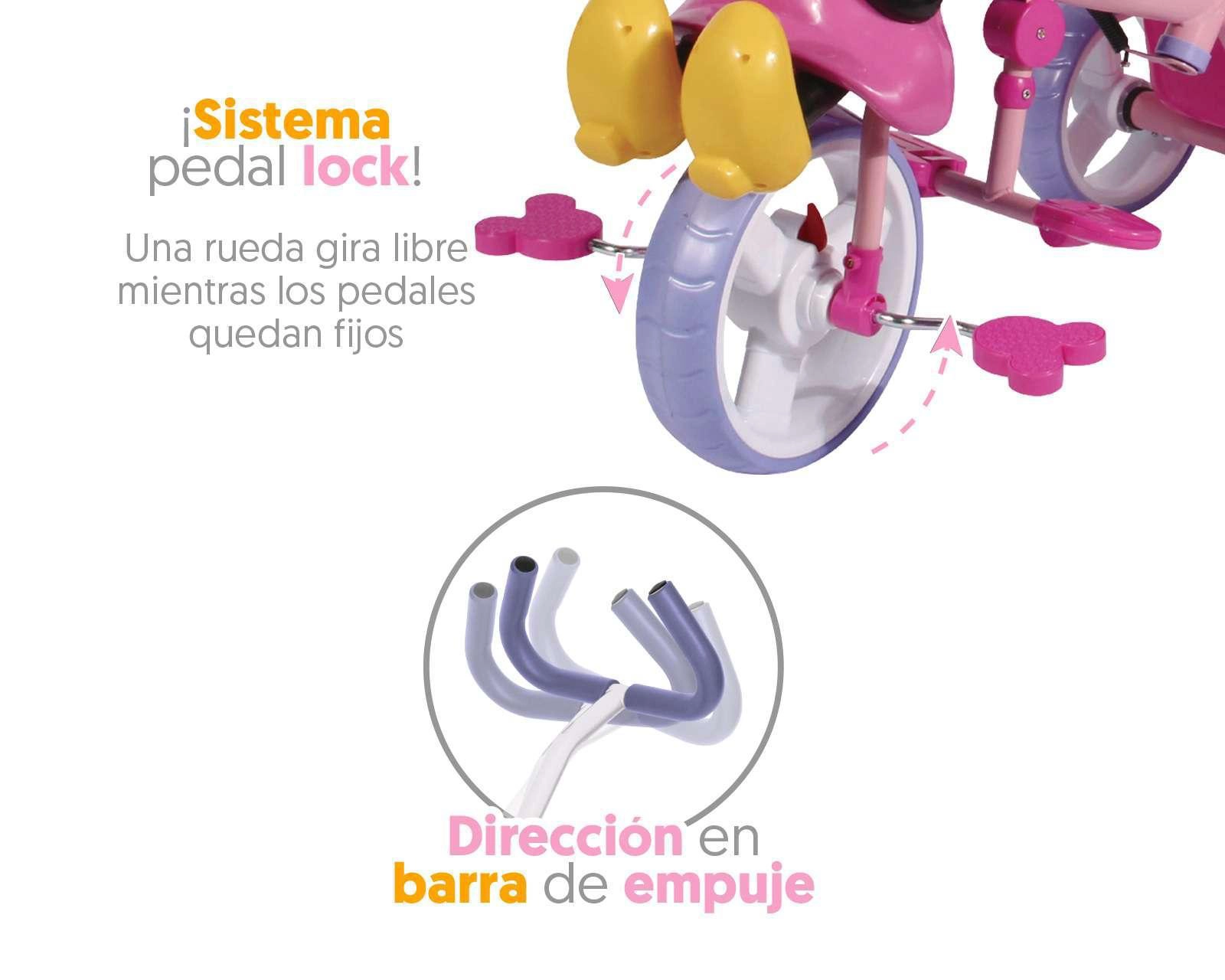 Foto 5 | Triciclo Etapas Flying Wheels Minnie Mouse 3 en 1