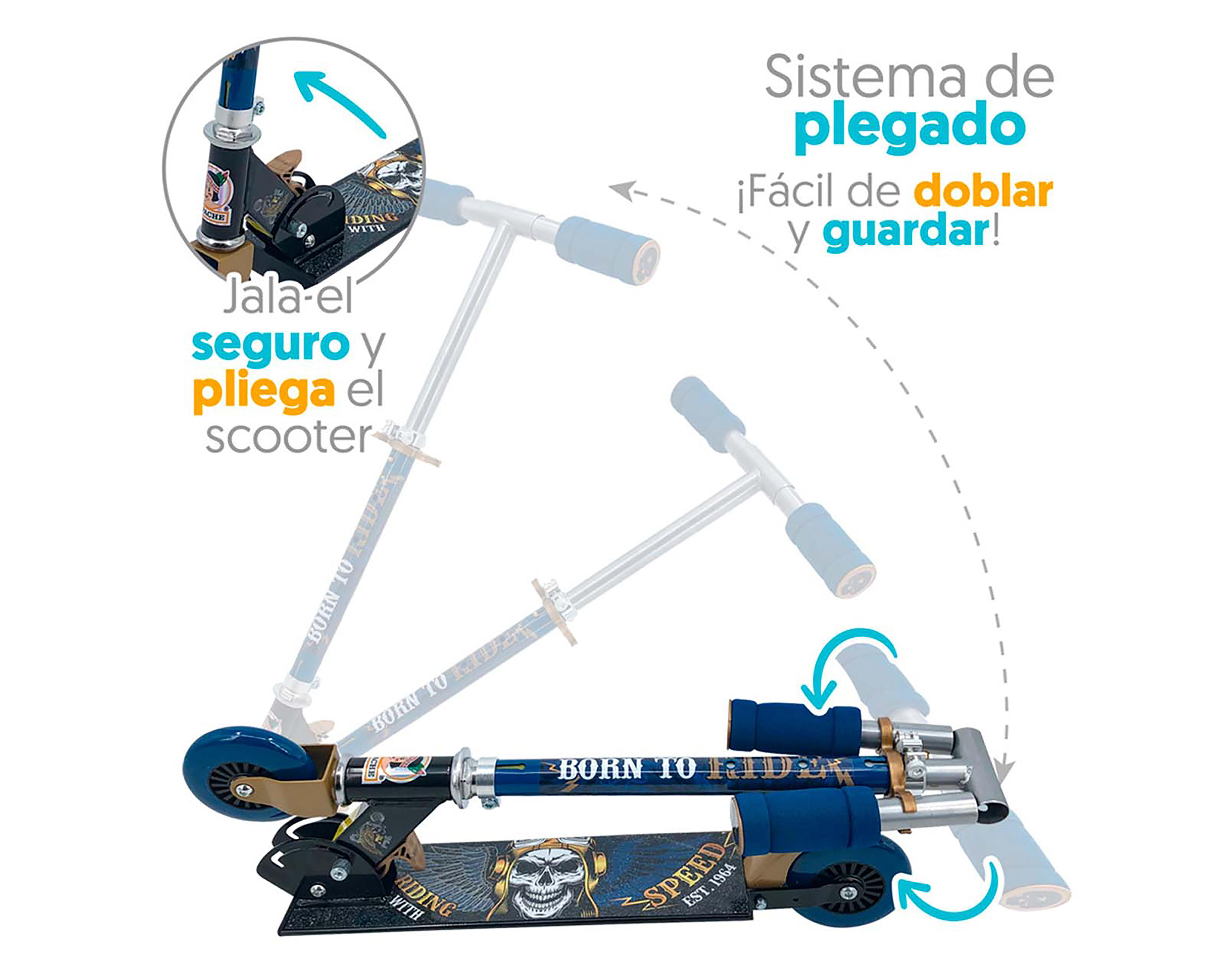 Foto 4 pulgar | Scooter Flying Wheels Renegade R-SFWR Plegable