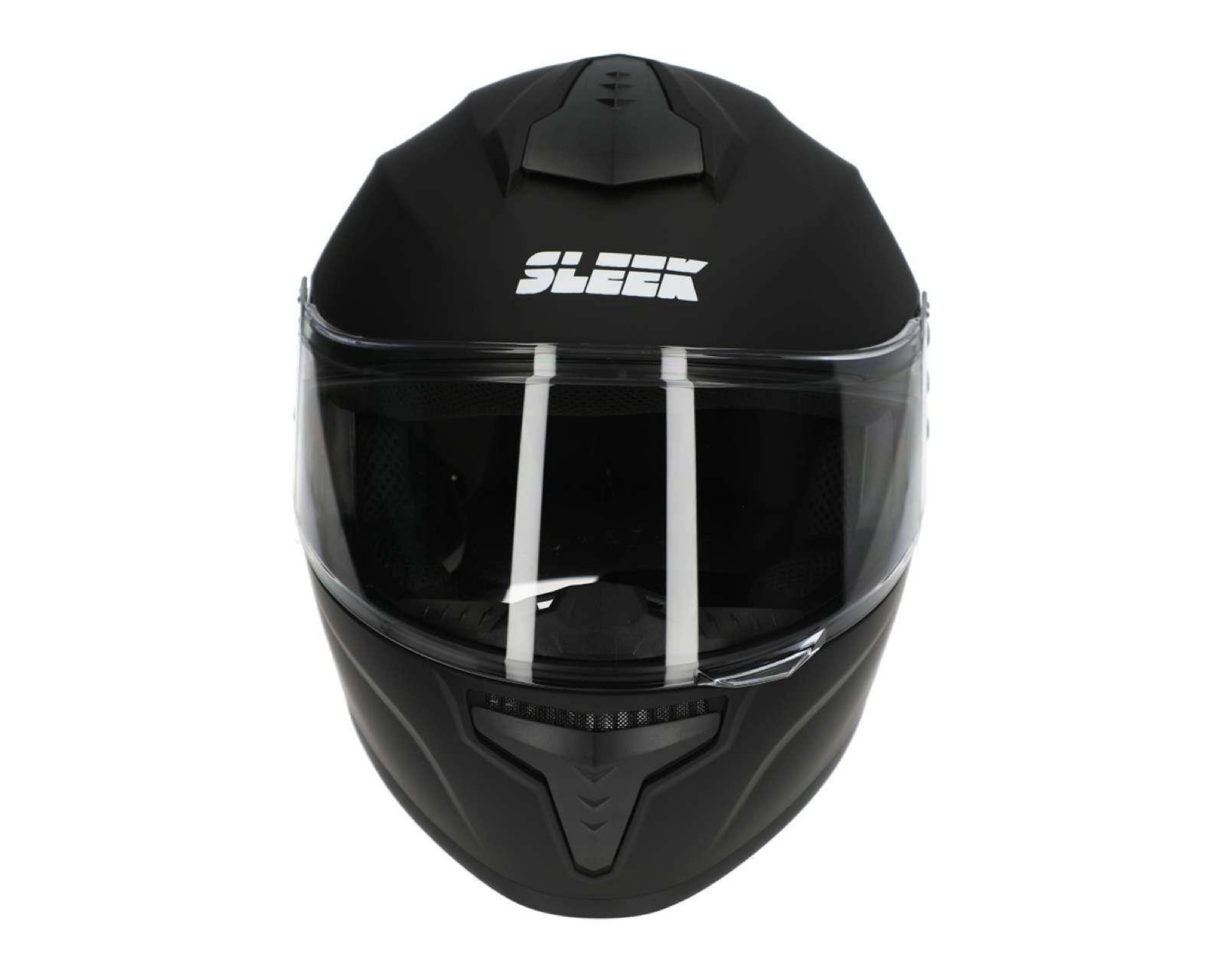 Foto 7 pulgar | Casco para Motociclista Sleek Extragrande Negro