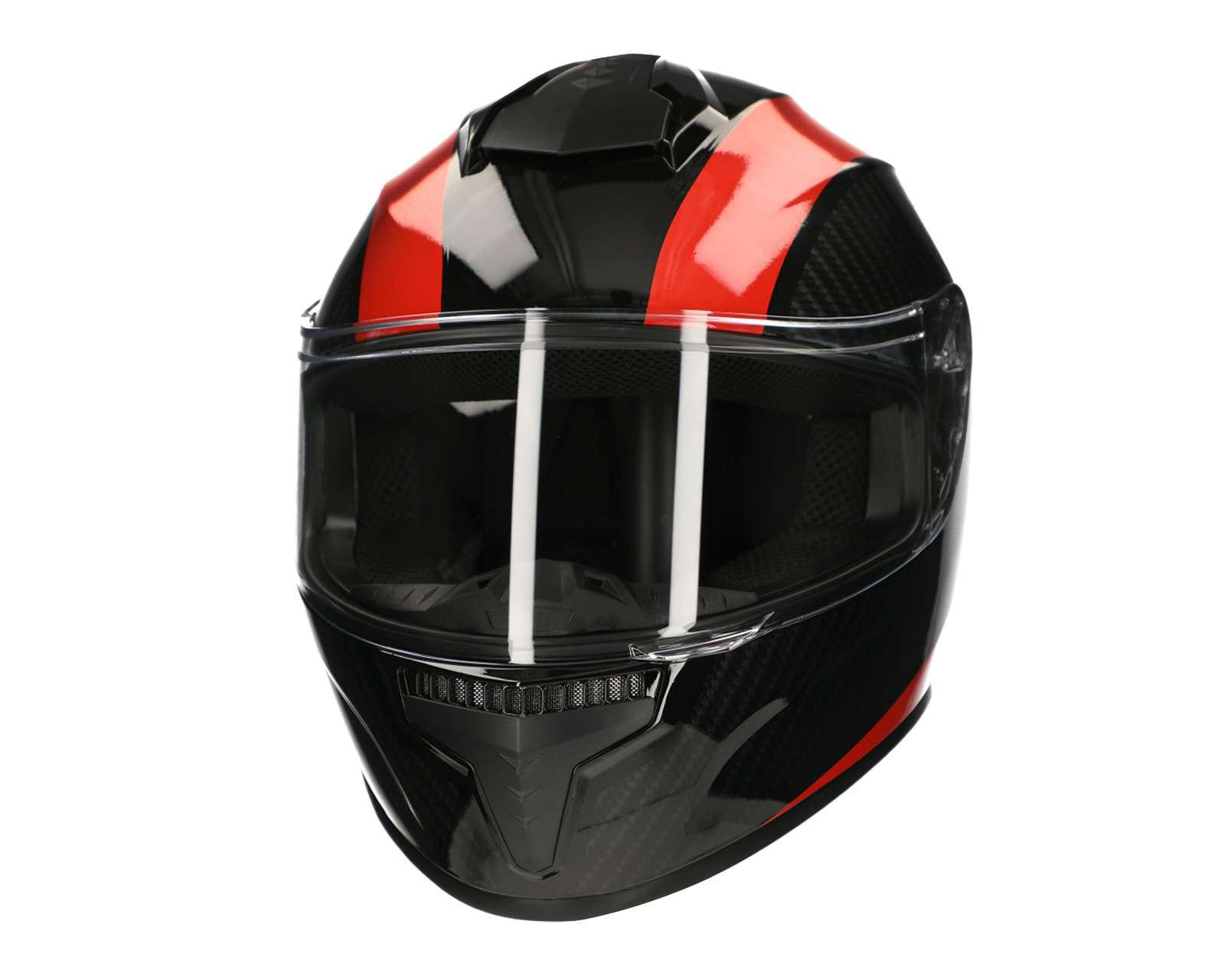 Casco para Motociclista Sleek Extragrande Negro