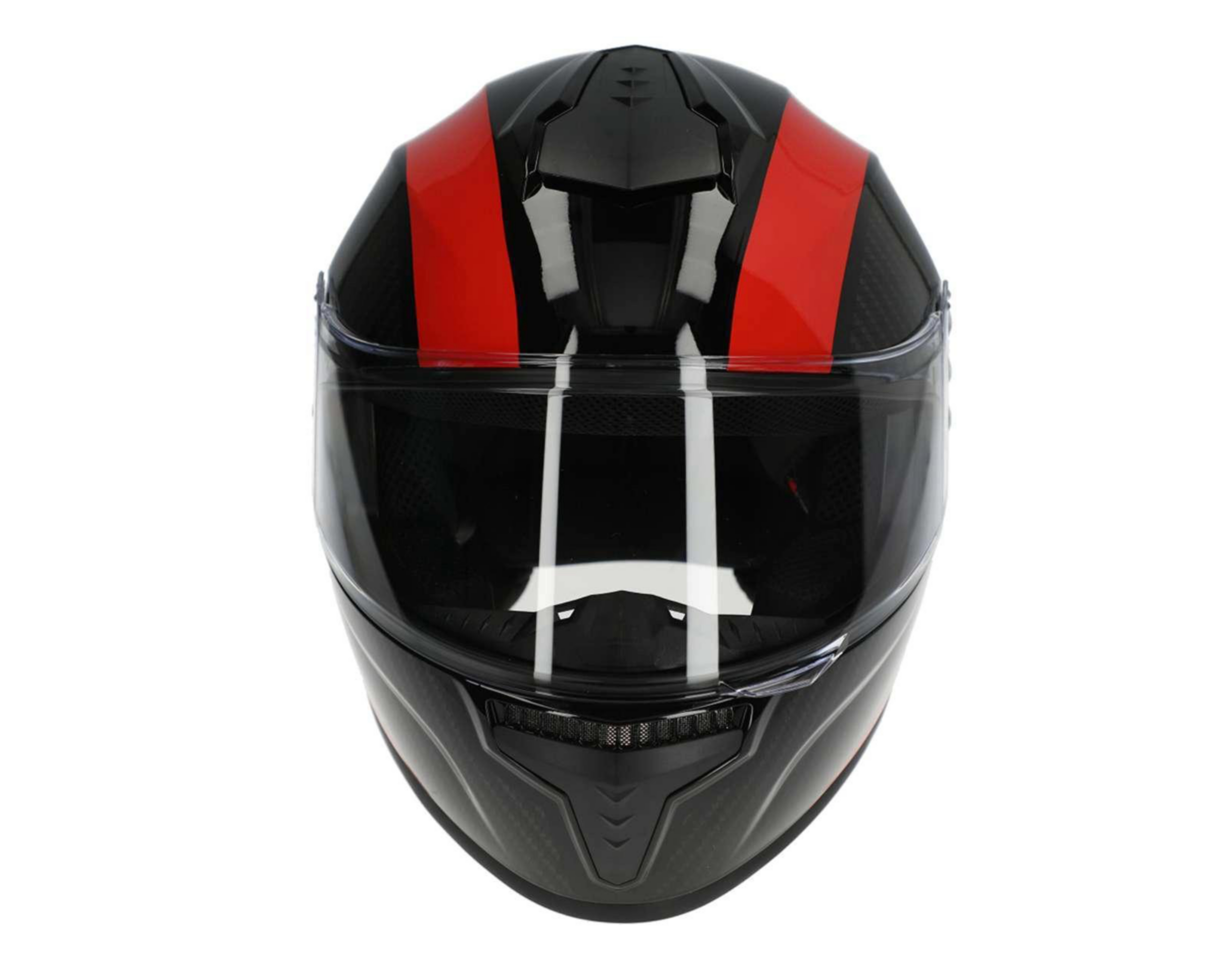 Foto 7 pulgar | Casco para Motociclista Sleek Extragrande Negro