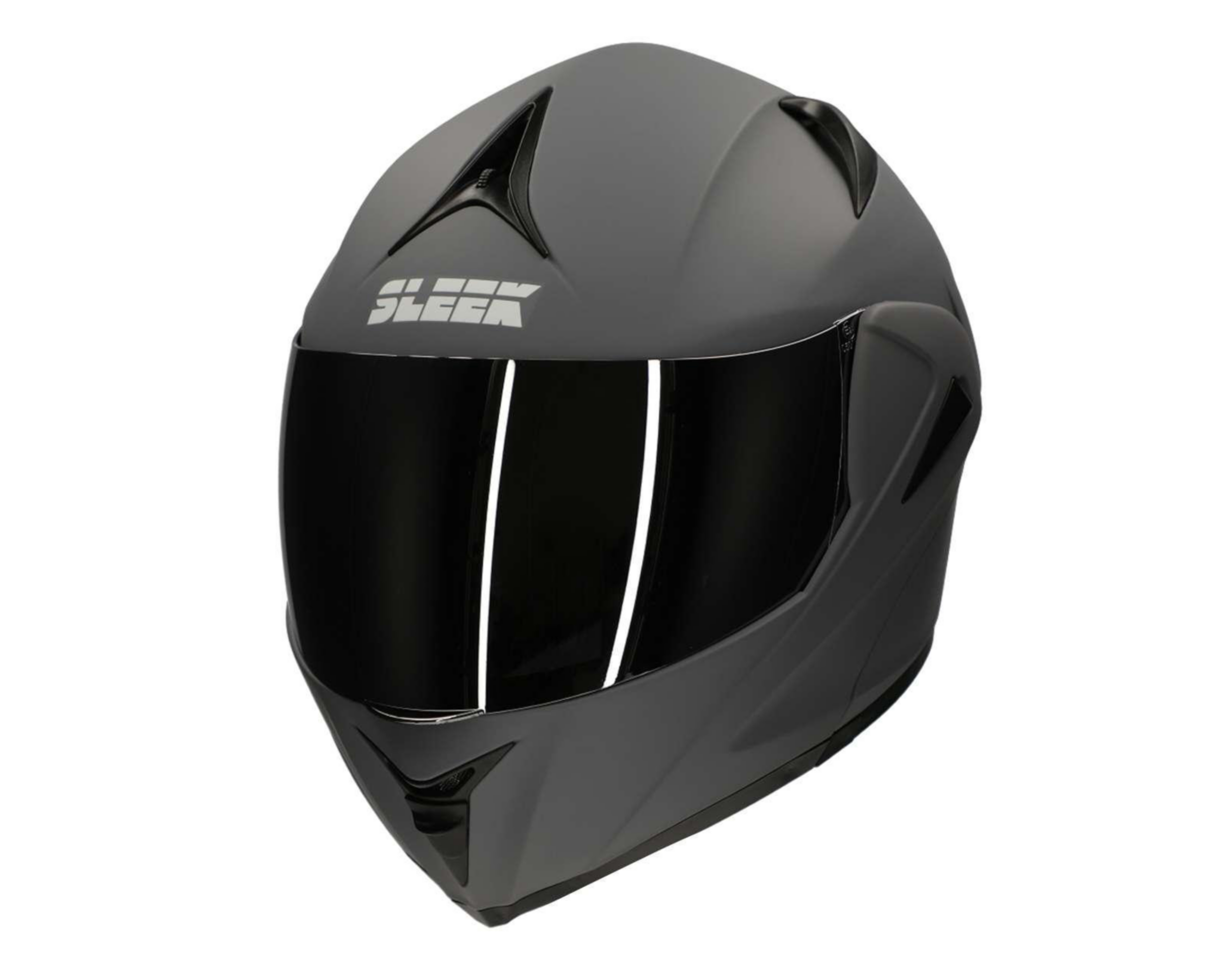 Foto 3 pulgar | Casco para Motociclista Sleek Extragrande Gris