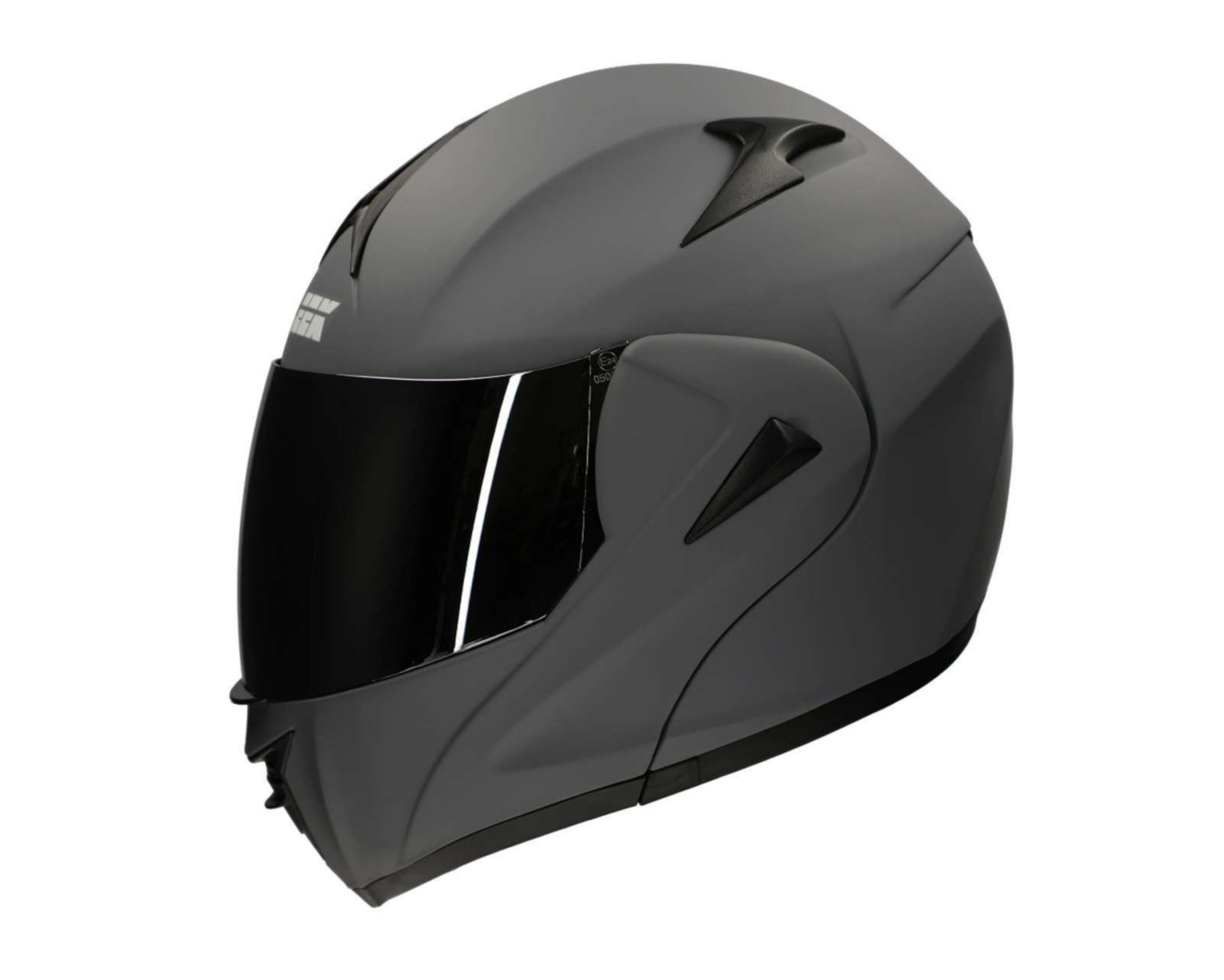 Foto 4 pulgar | Casco para Motociclista Sleek Extragrande Gris