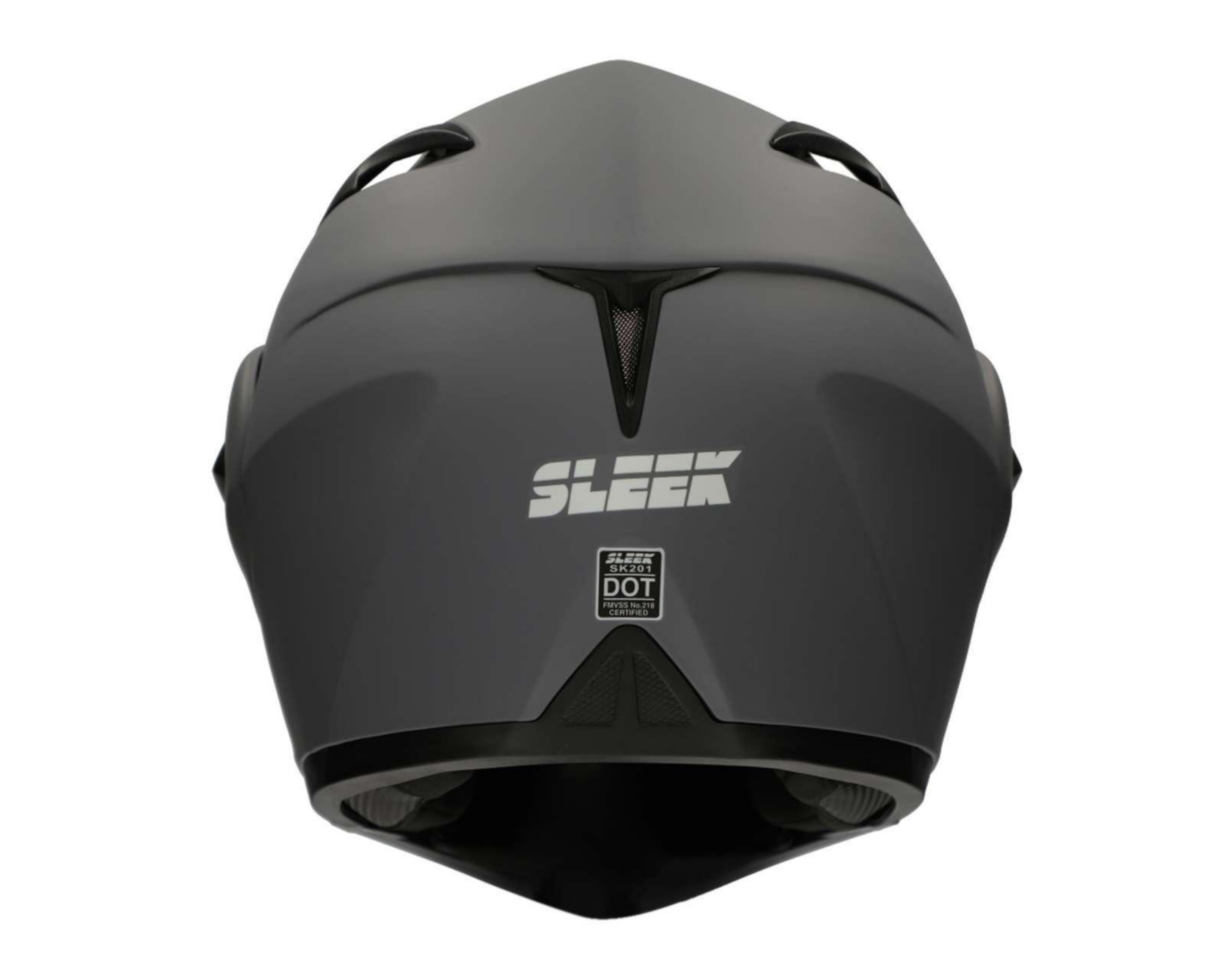 Foto 6 pulgar | Casco para Motociclista Sleek Extragrande Gris