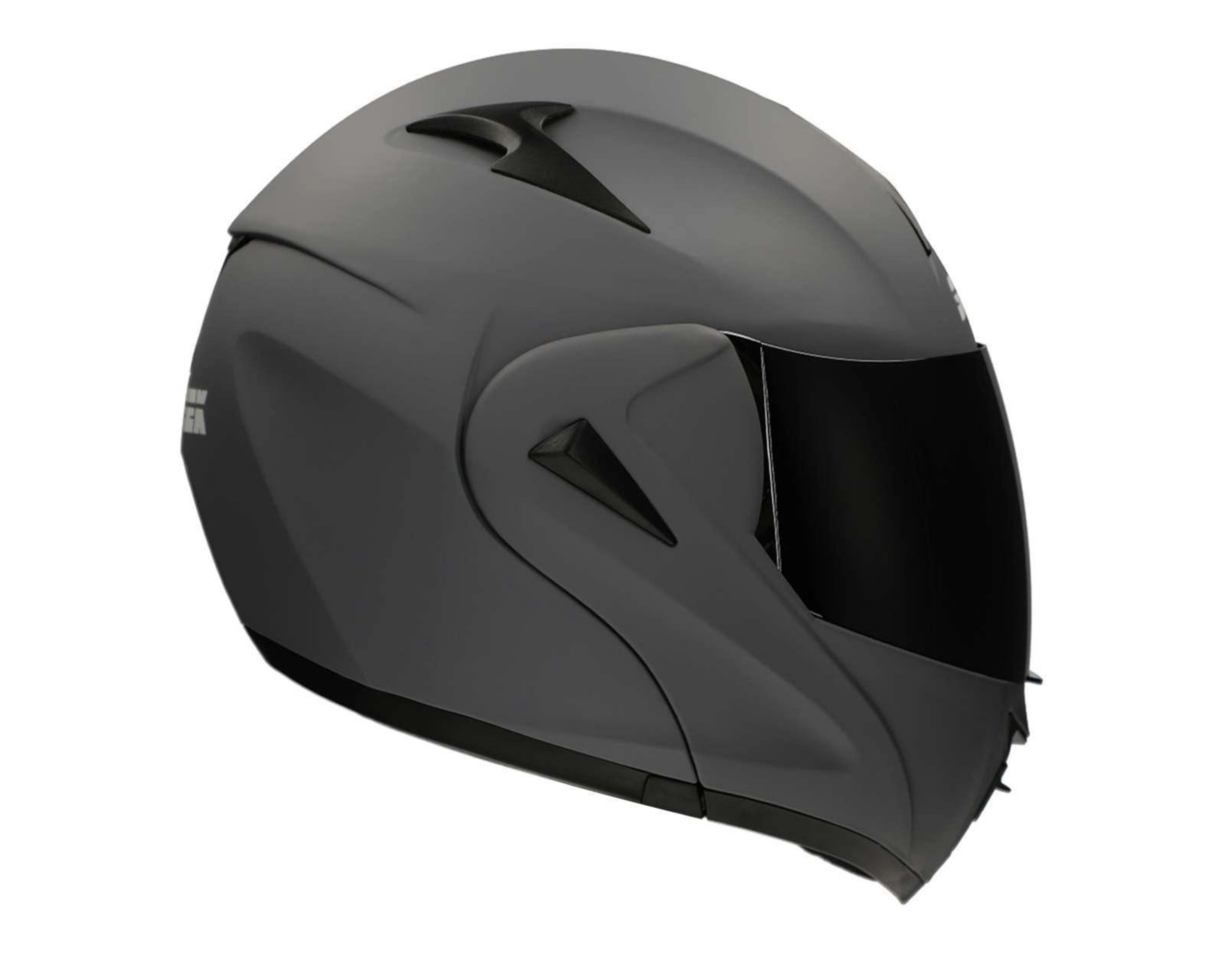 Foto 7 pulgar | Casco para Motociclista Sleek Extragrande Gris