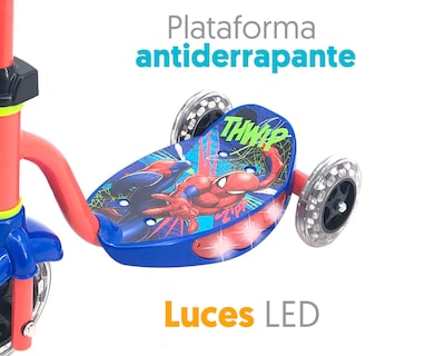 Foto 4 | Scooter Flying Wheels Spiderman con Luz