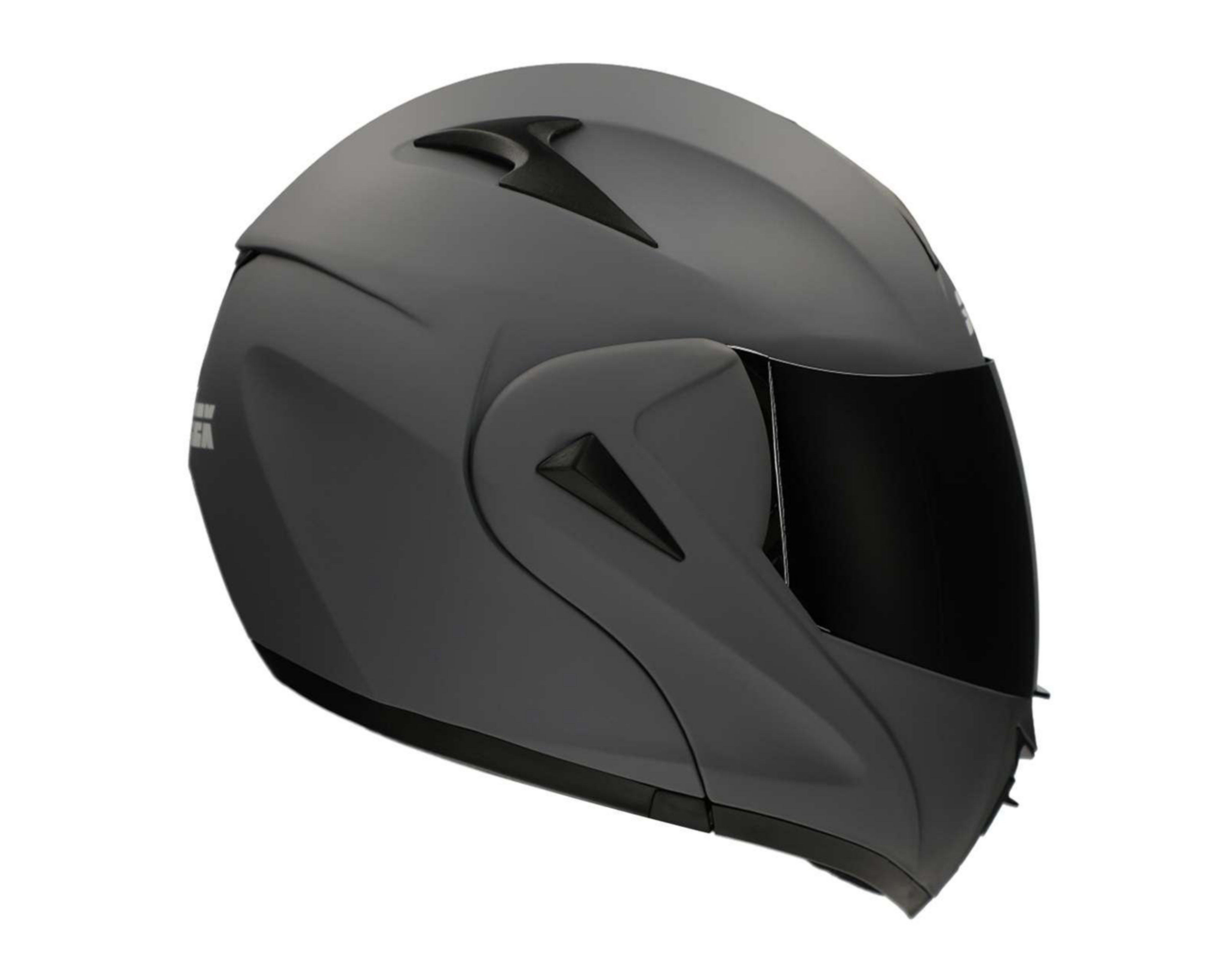 Foto 7 pulgar | Casco para Motociclista Sleek Grande Gris