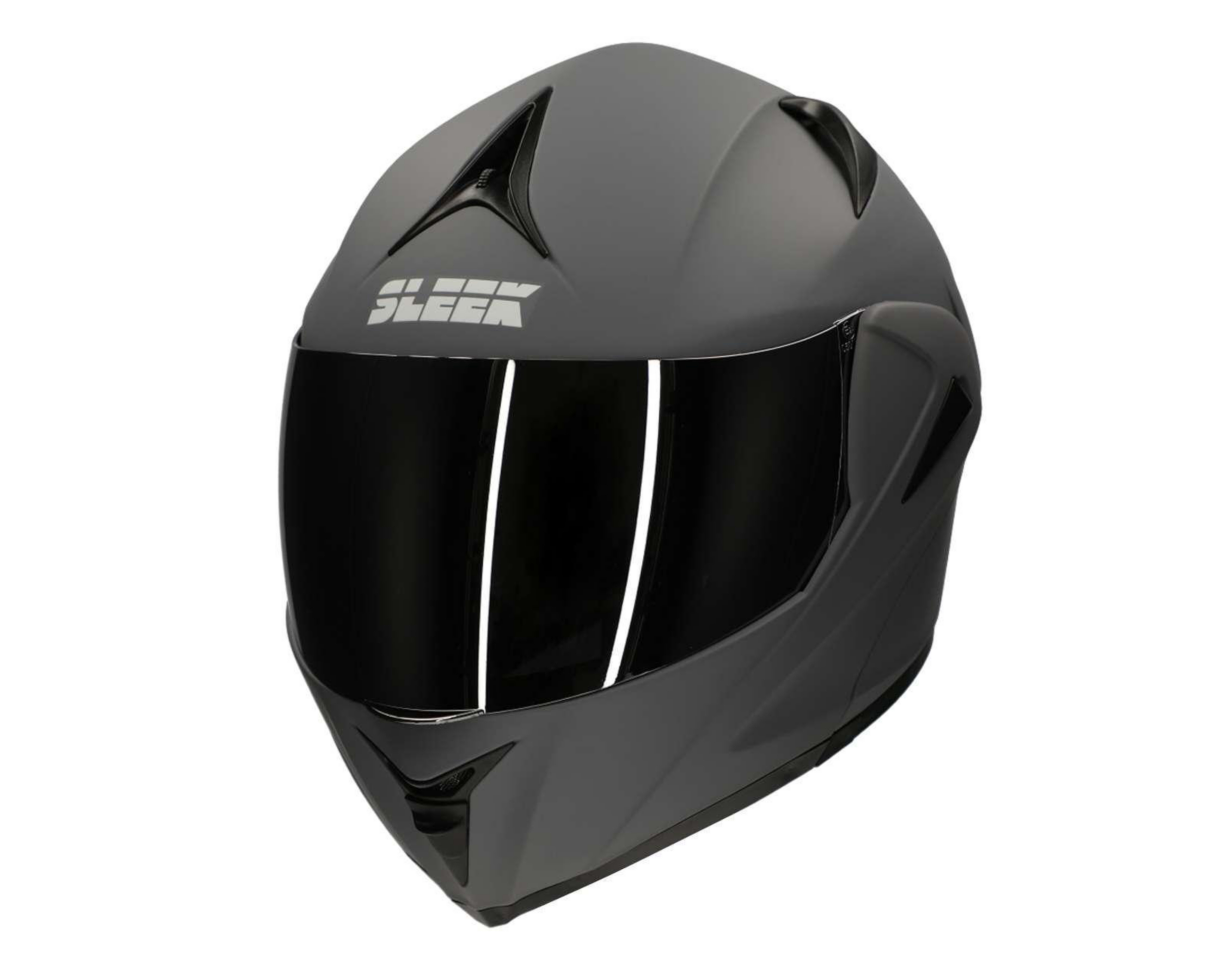 Foto 2 | Casco para Motociclista Sleek Mediano Gris