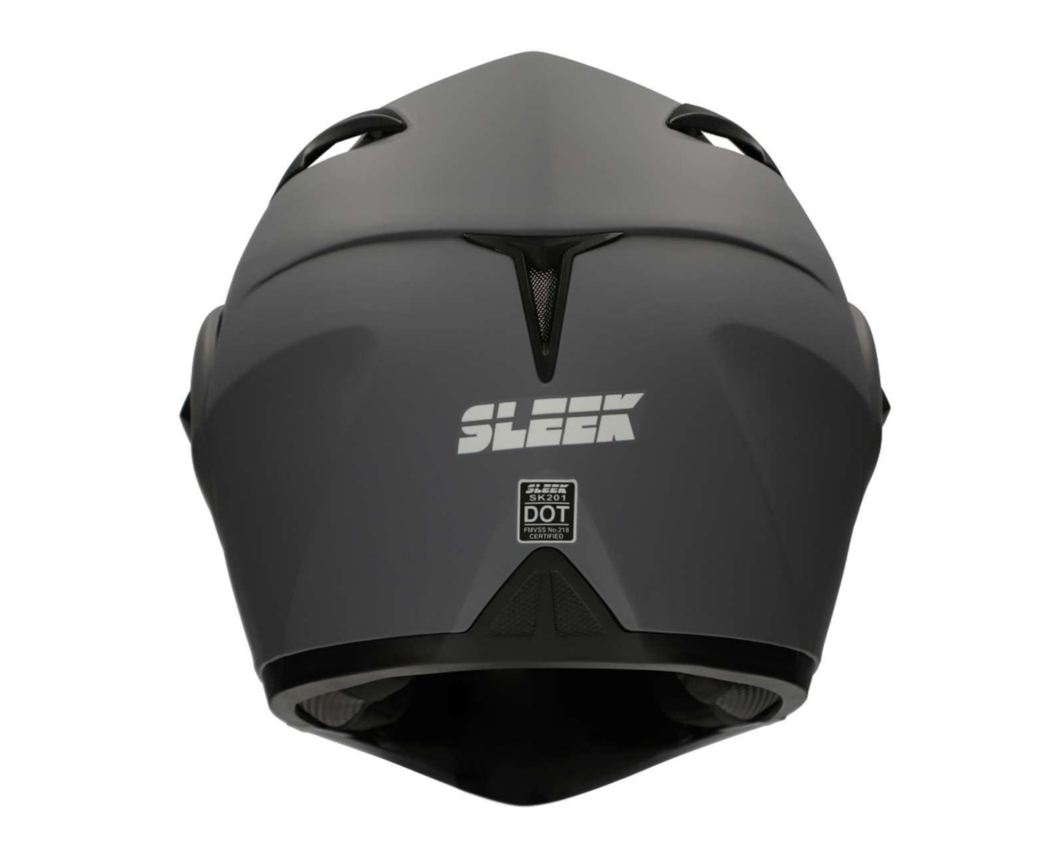 Foto 5 | Casco para Motociclista Sleek Mediano Gris