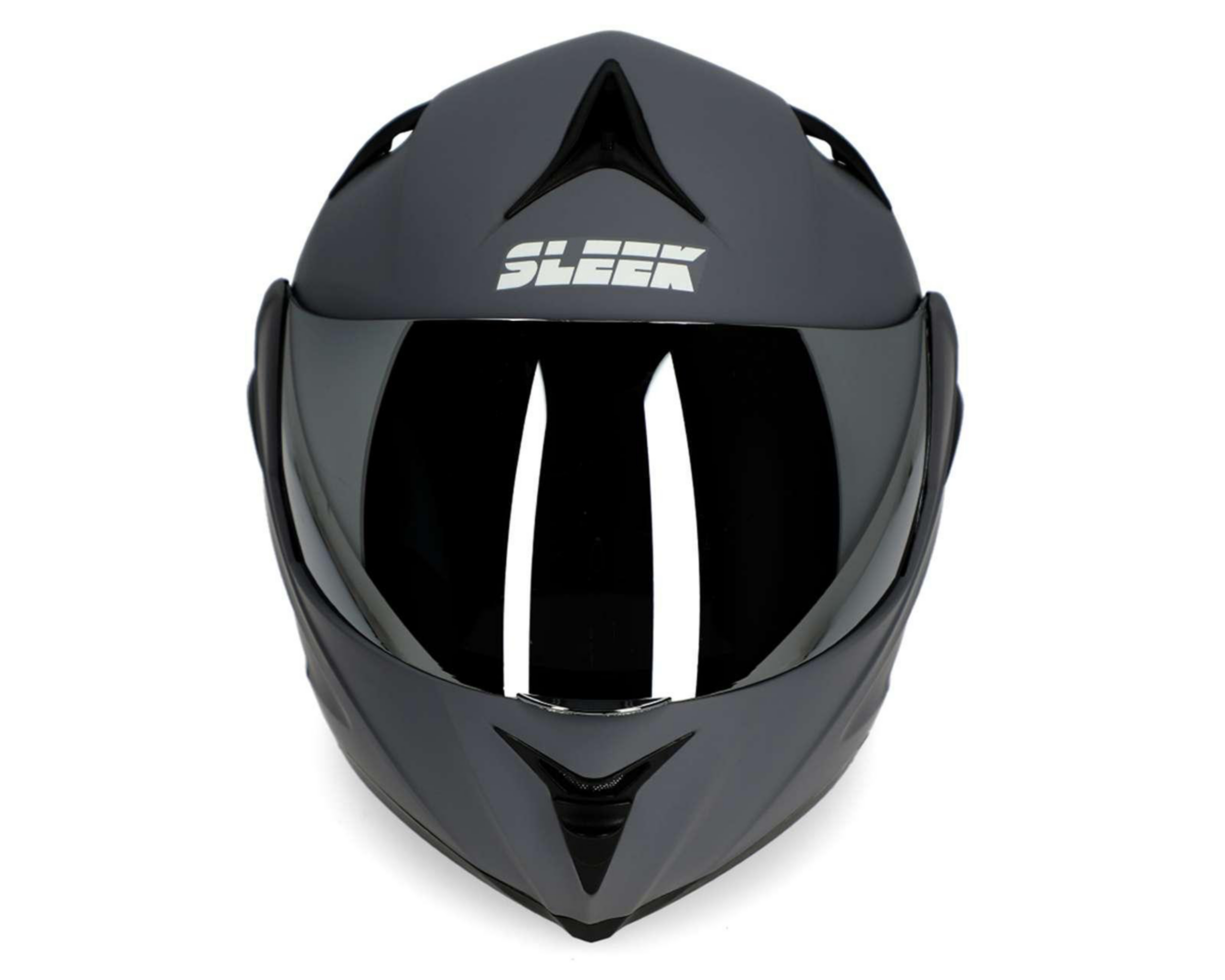 Foto 7 | Casco para Motociclista Sleek Mediano Gris