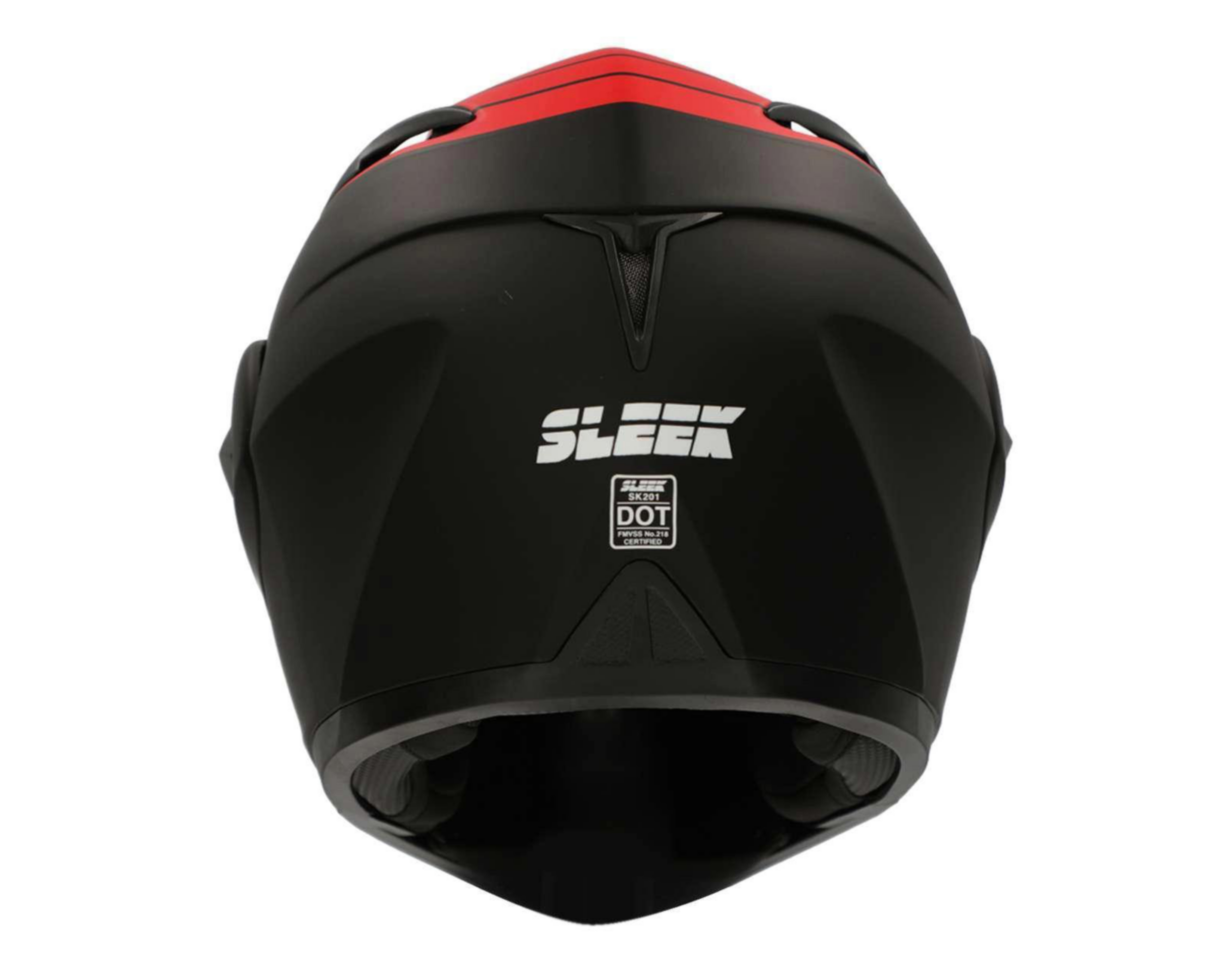 Foto 6 pulgar | Casco para Motociclista Sleek Extragrande Negro