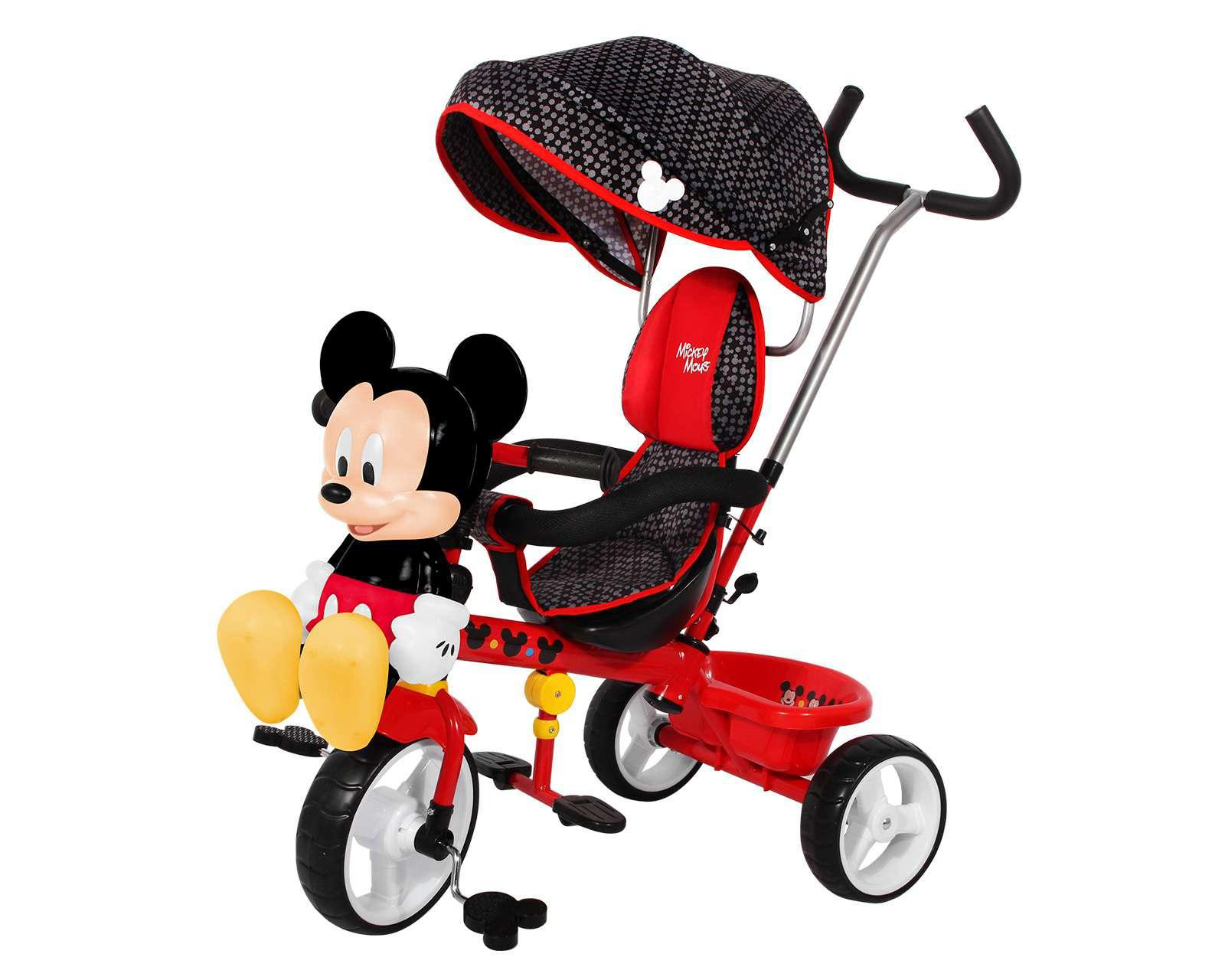 Triciclo Etapas Flying Wheel Mickey Mouse 3 en 1