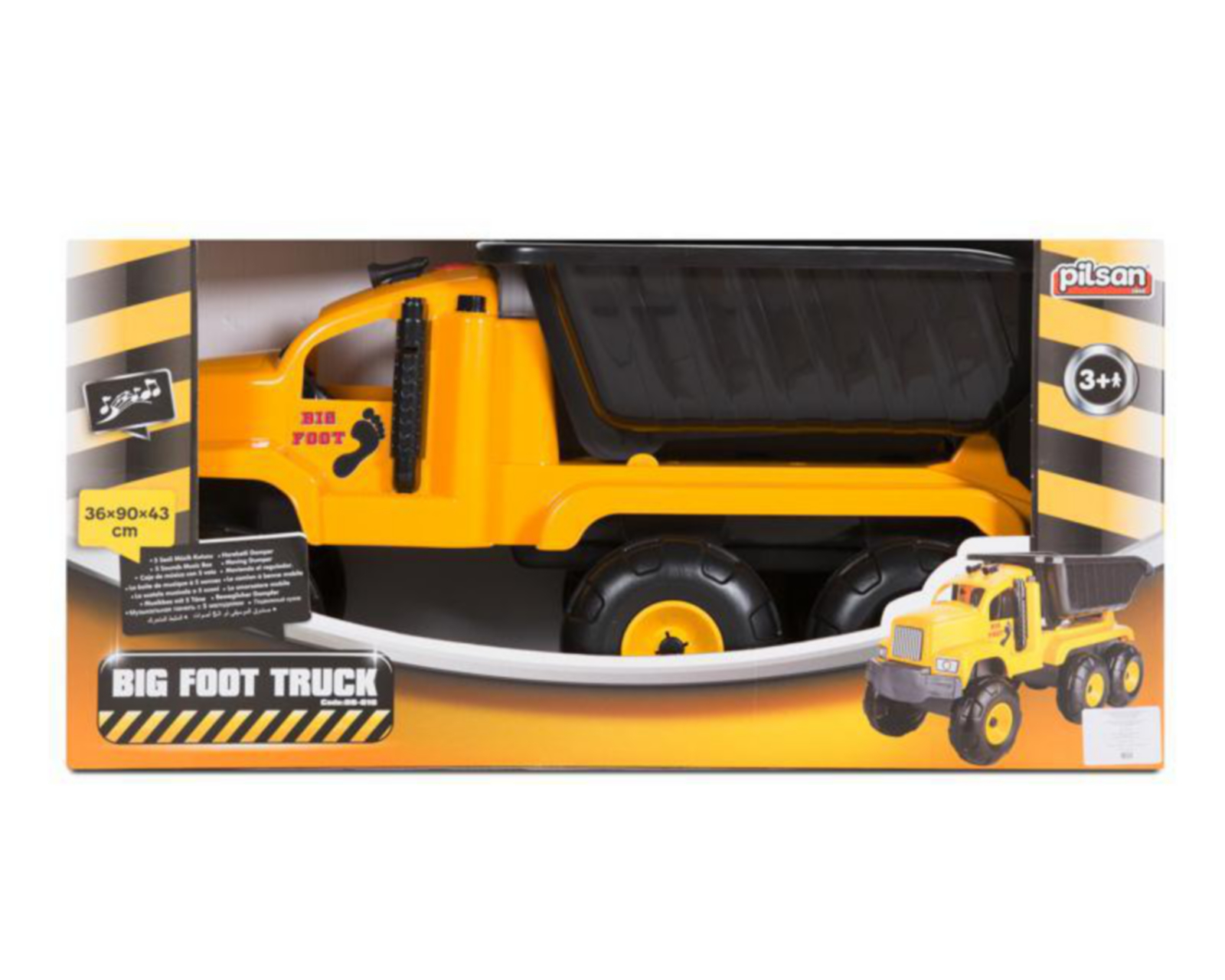 Camión Bigfoot Truck Amarillo $599