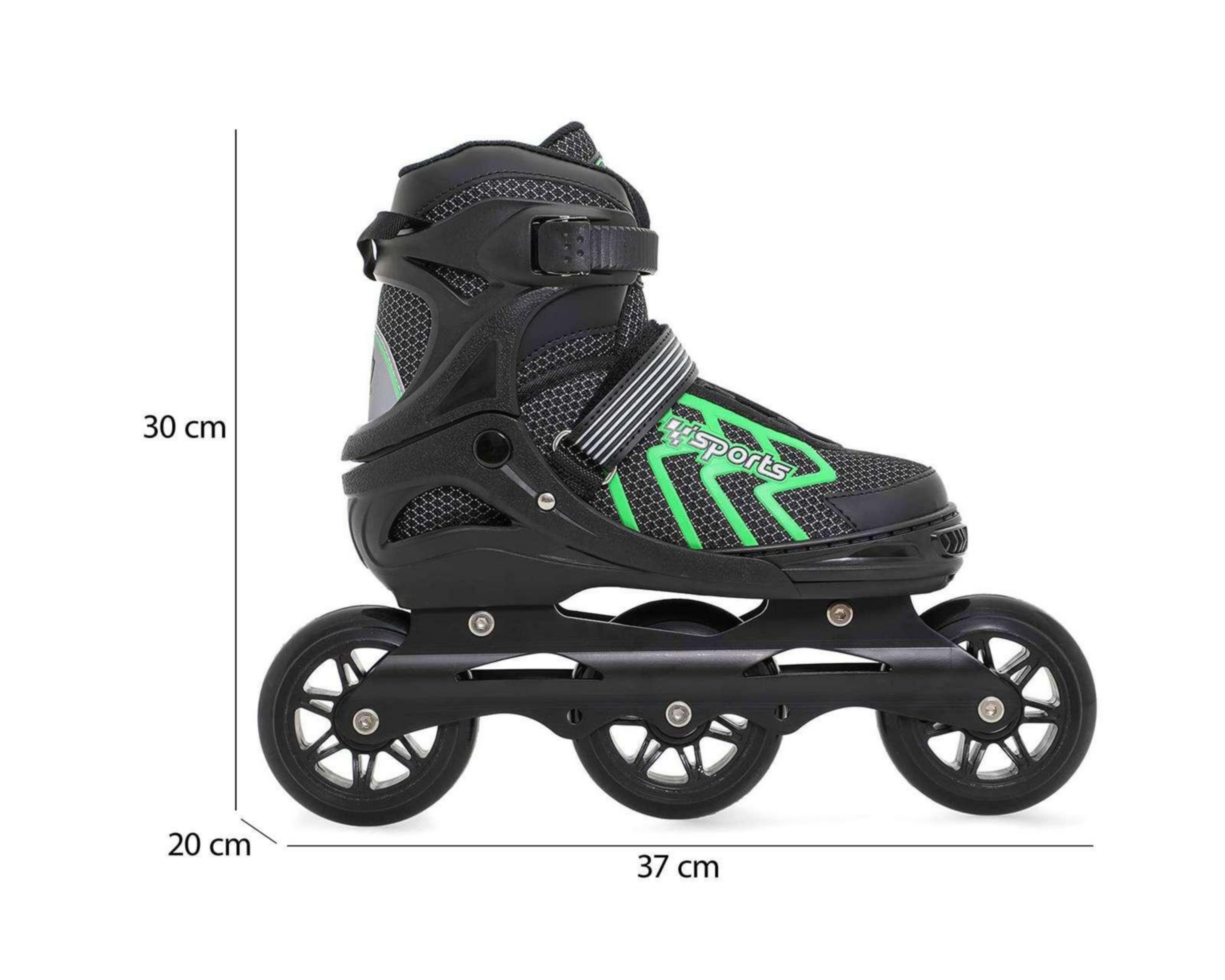 Foto 7 pulgar | Patines Funzone GB-MDS Negros