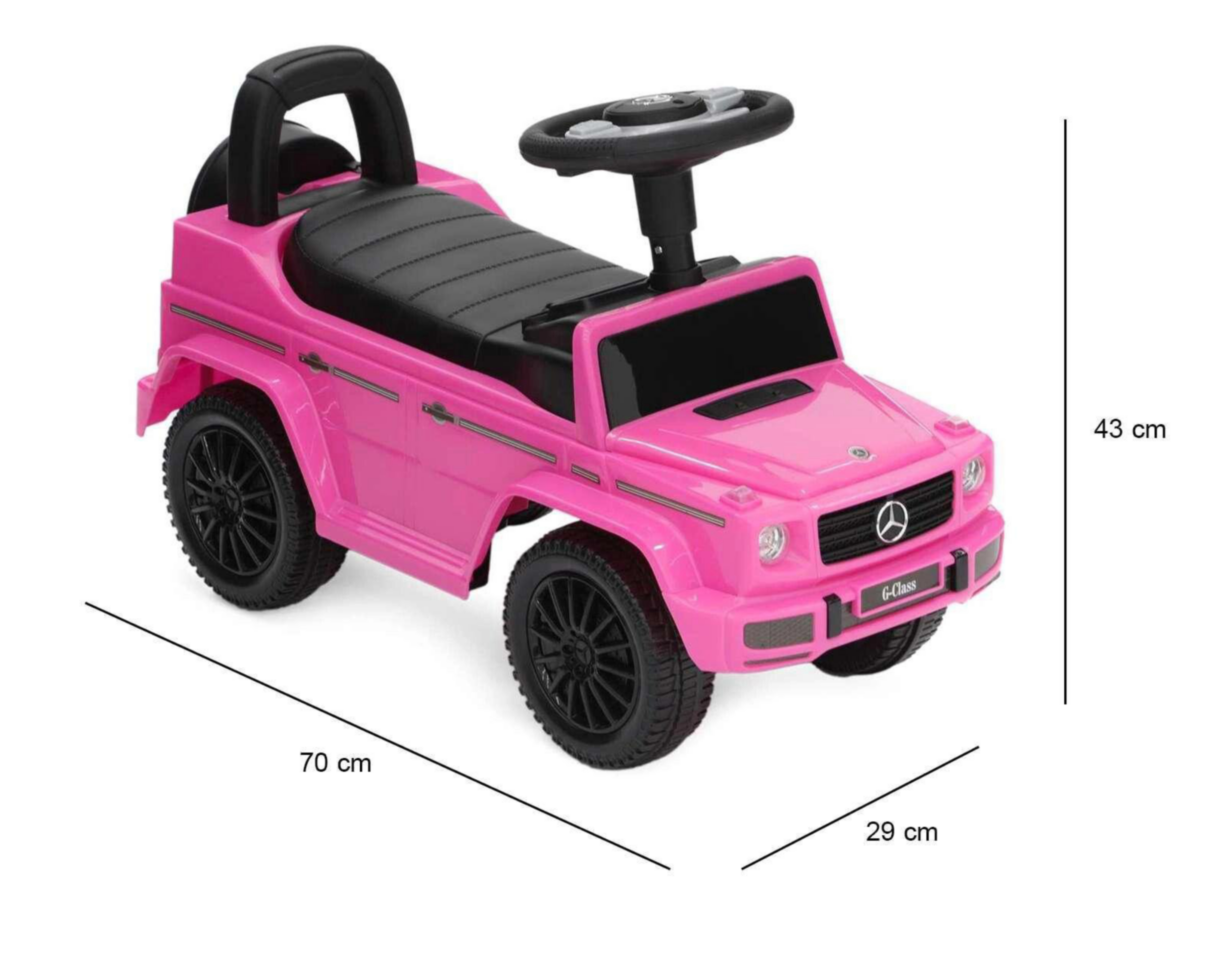 Foto 7 | Correpasillos Prinsel Mercedes G 350 Rosa