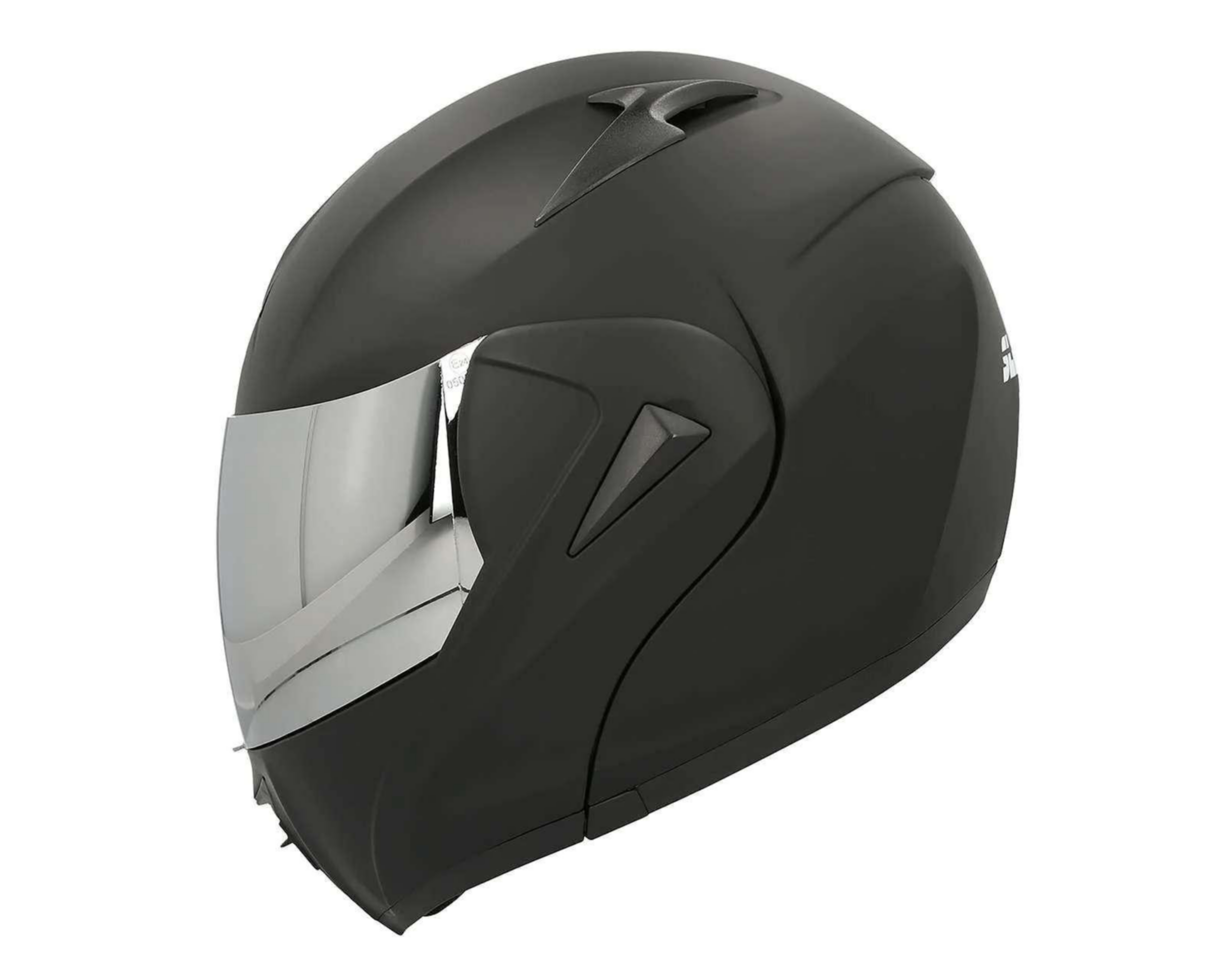 Foto 3 pulgar | Casco para Motociclista Sleek Grande Doble Visor Negro