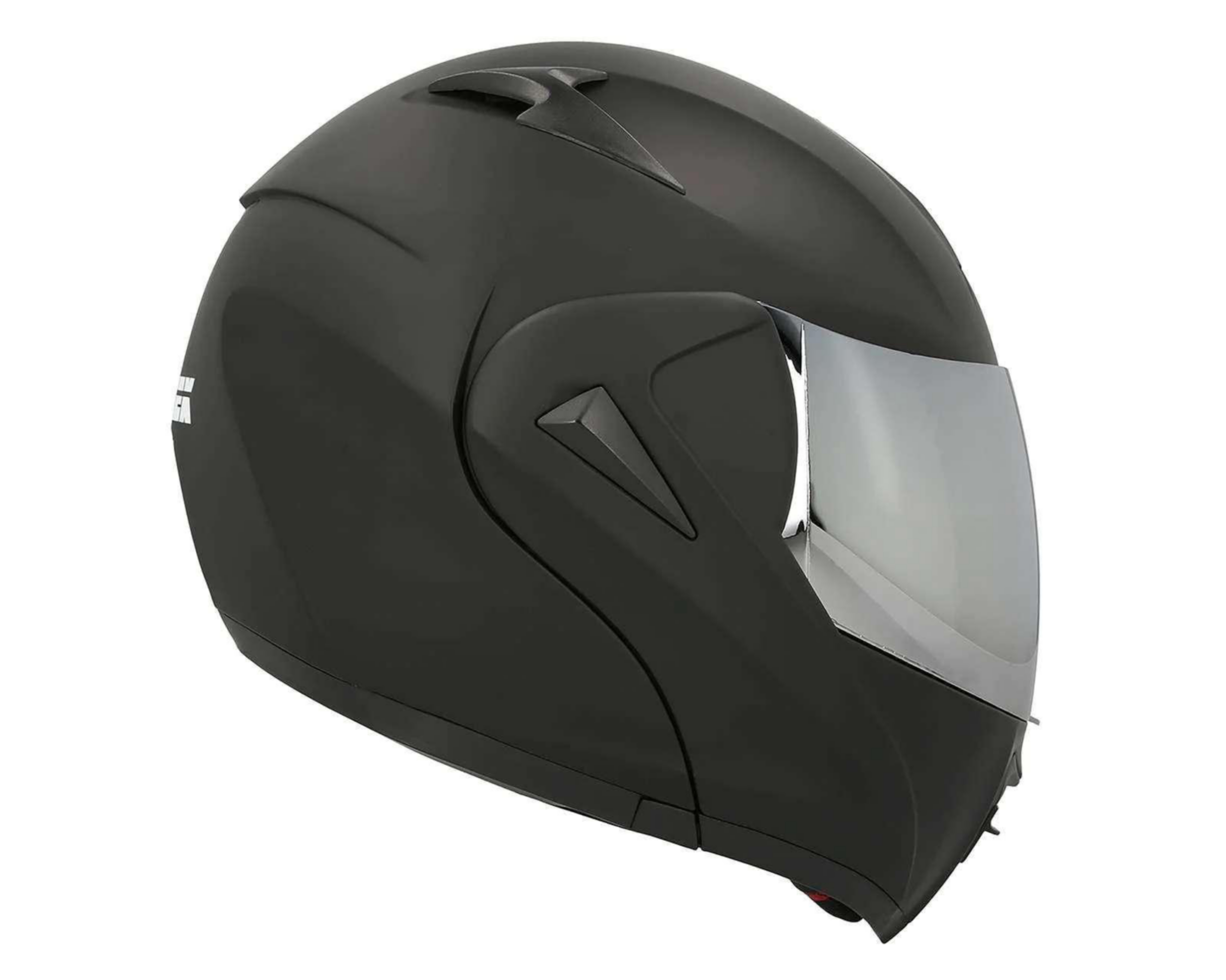 Foto 6 pulgar | Casco para Motociclista Sleek Grande Doble Visor Negro