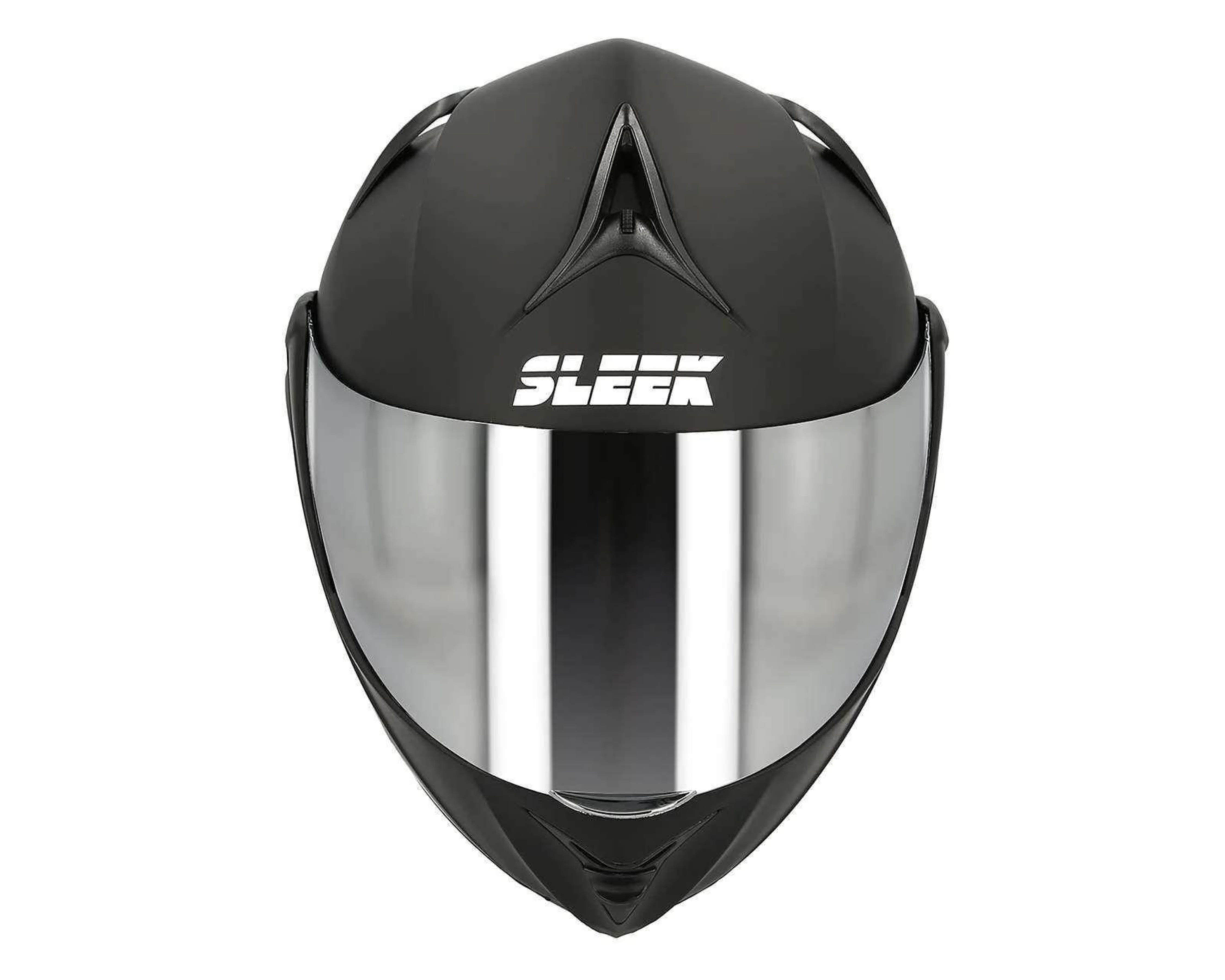 Foto 7 pulgar | Casco para Motociclista Sleek Grande Doble Visor Negro