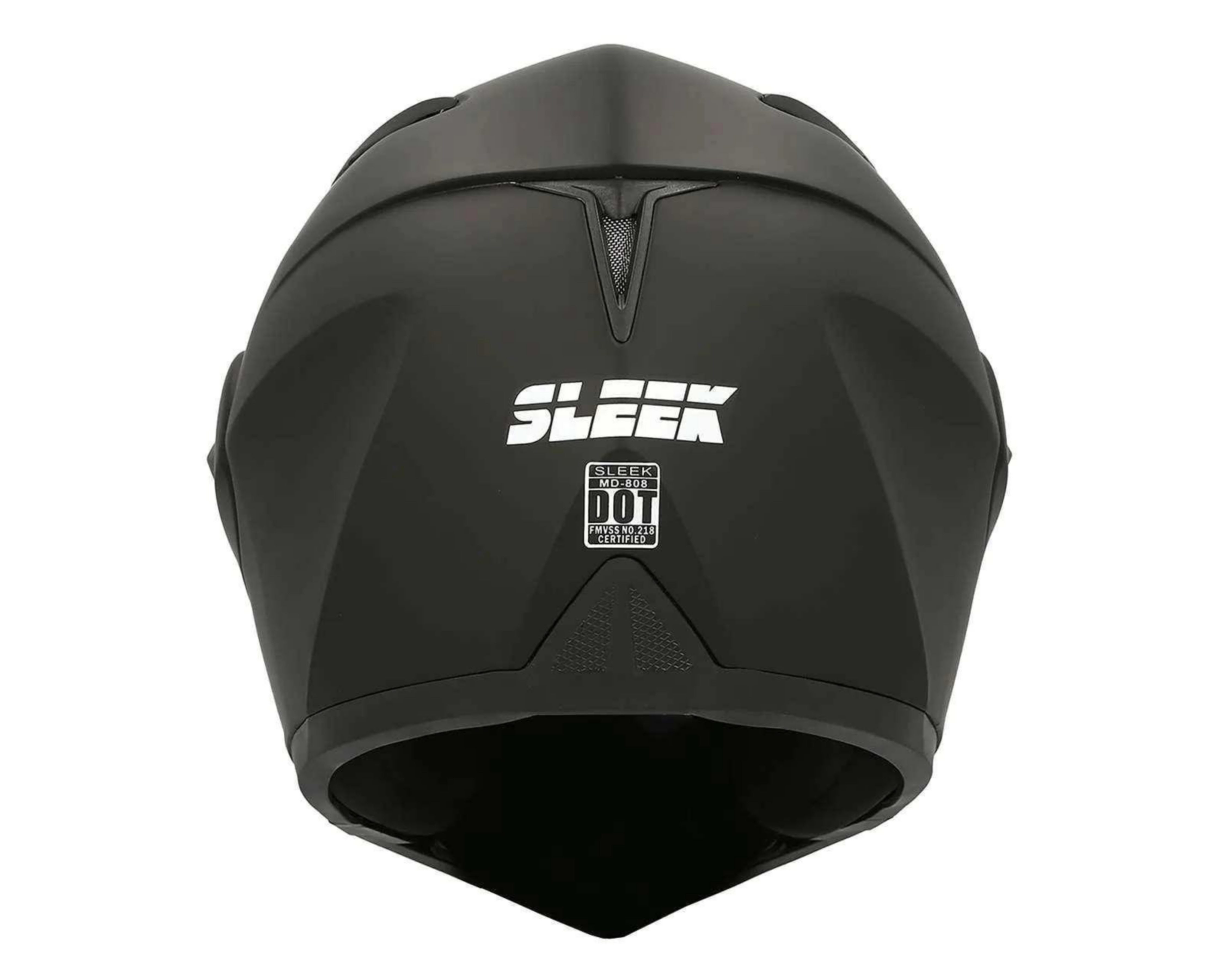 Foto 5 pulgar | Casco para Motociclista Sleek Extragrande Doble Visor Negro