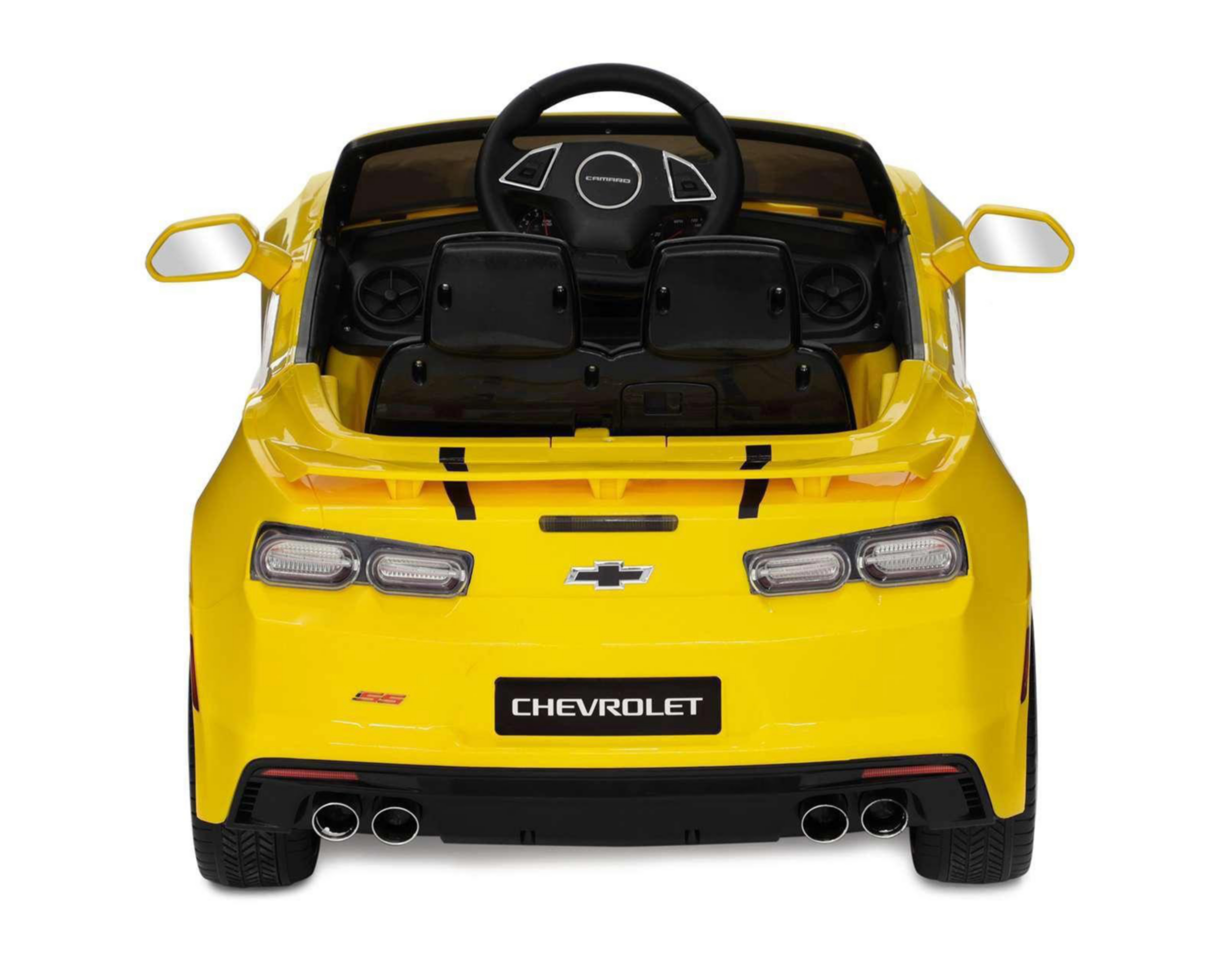 Foto 4 pulgar | Montable Eléctrico Chevrolet Camaro Amarillo