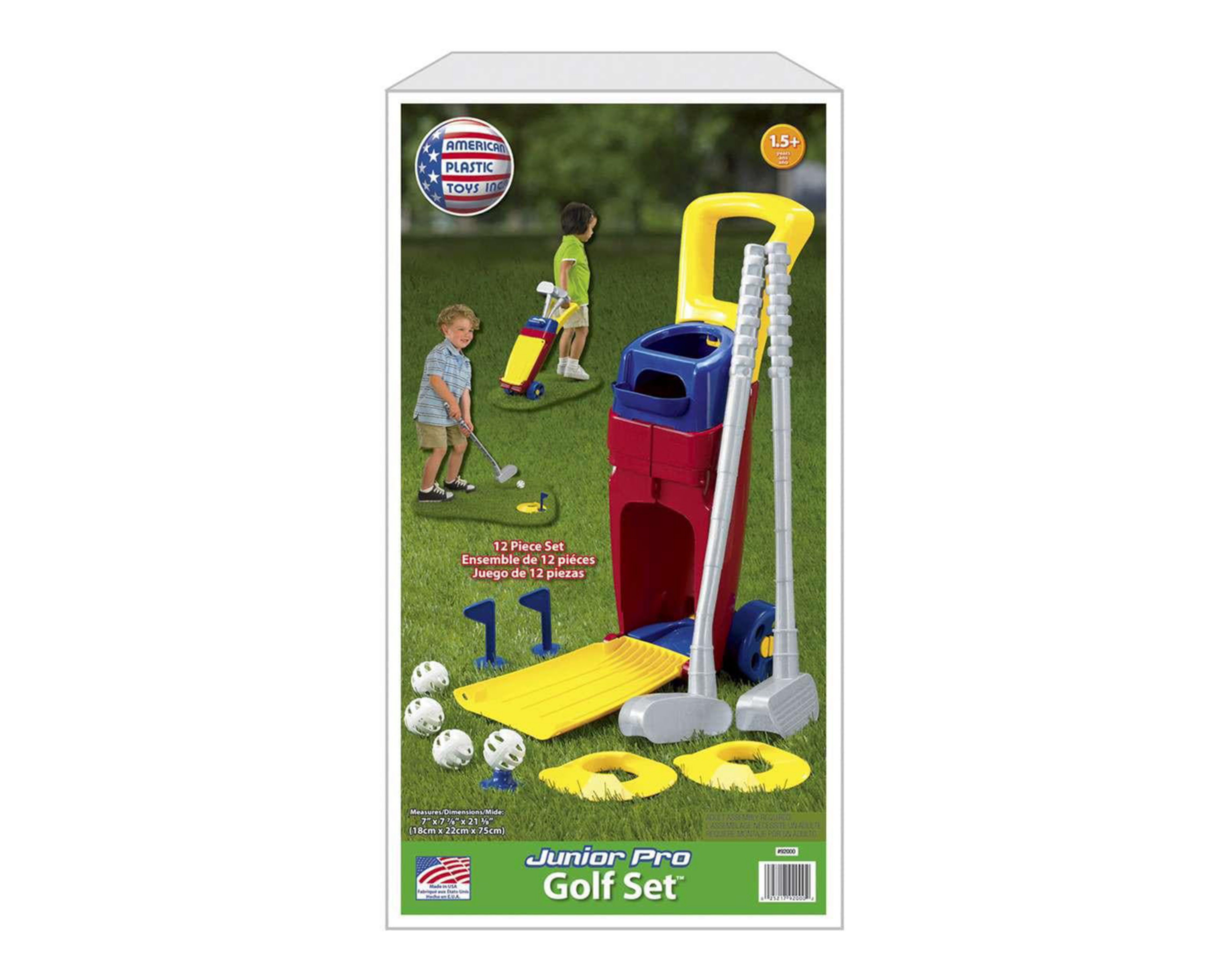 Minigolf Junior Set American Plastic Toys 12 Piezas