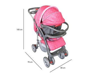 Foto 8 | Sistema de Viaje D'bebé Pinky Rosa