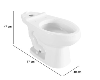 Foto 4 | Sanitario de Cerámica Helvex Drakar Porcelanizado
