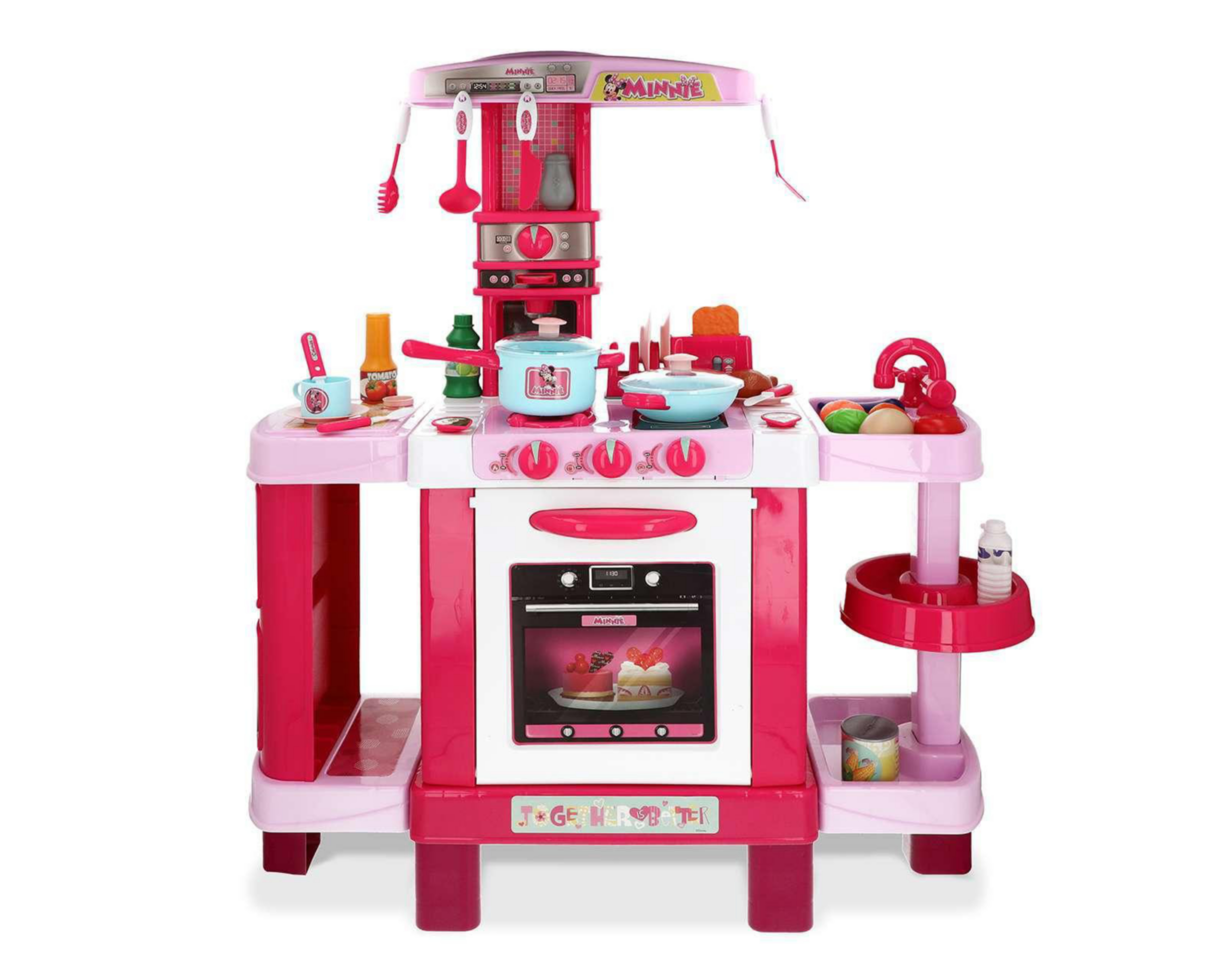 Foto 2 pulgar | Cocina Disney Minnie Rosa