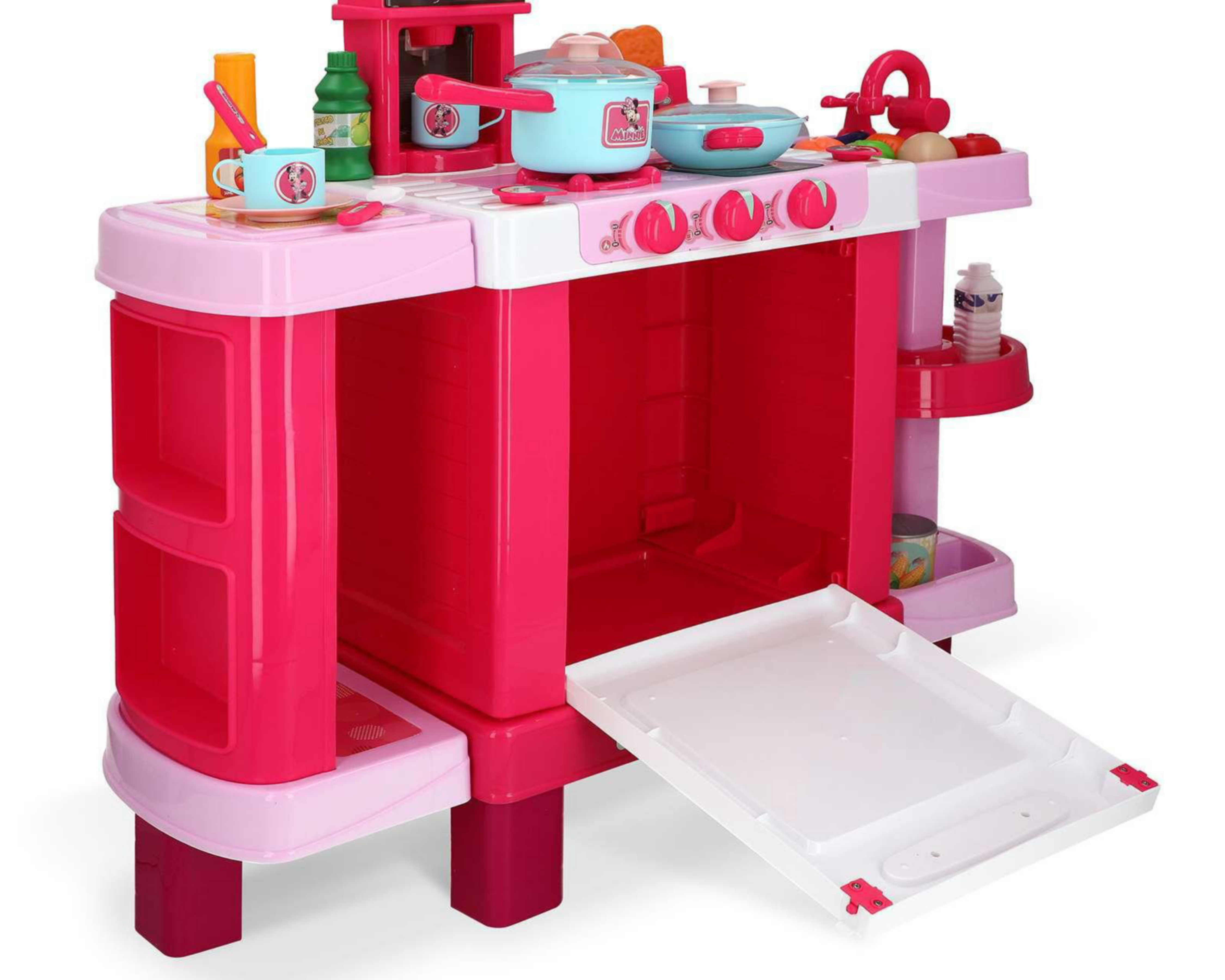 Foto 4 pulgar | Cocina Disney Minnie Rosa