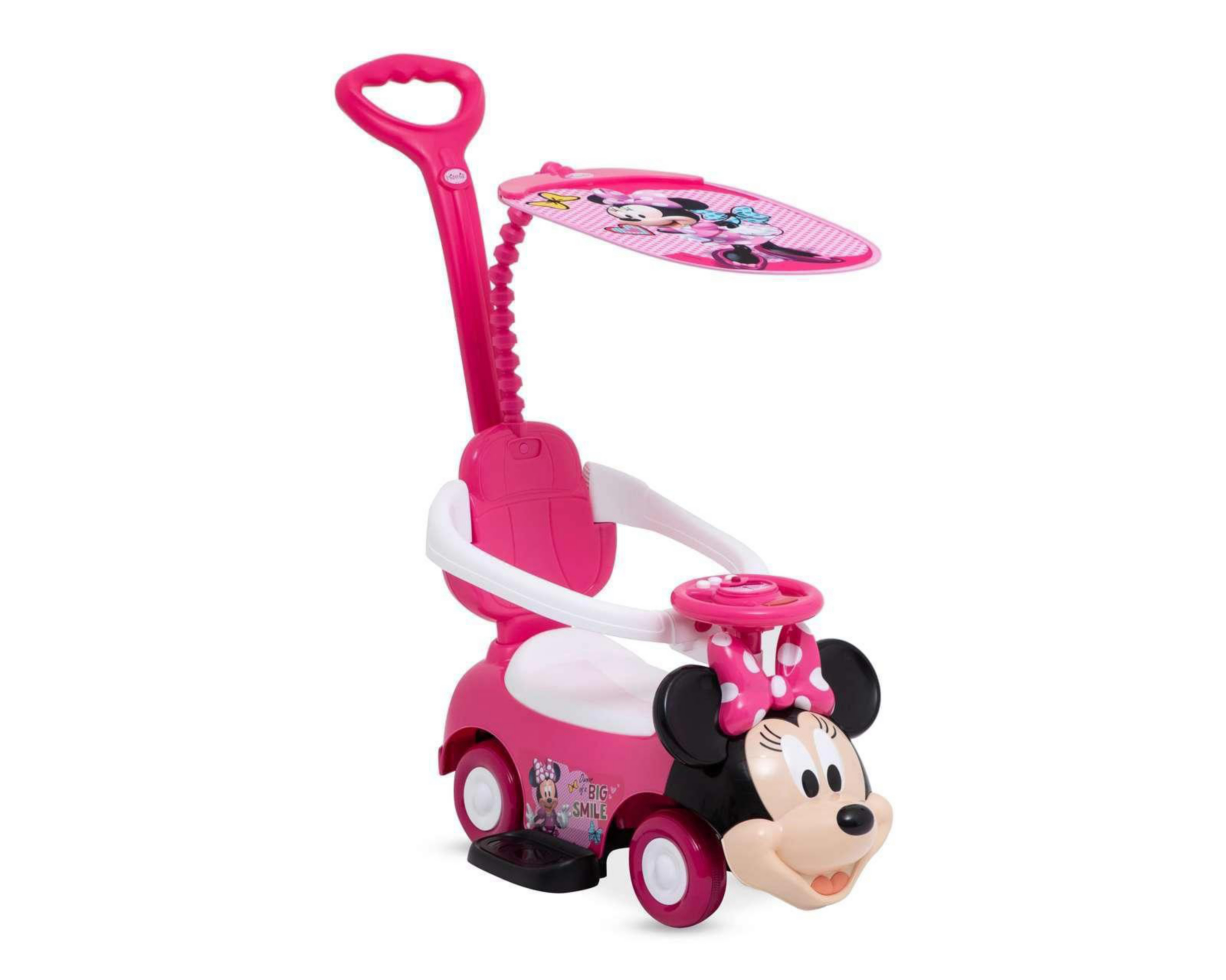 Foto 2 pulgar | Montable Disney Minnie Mouse Rosa