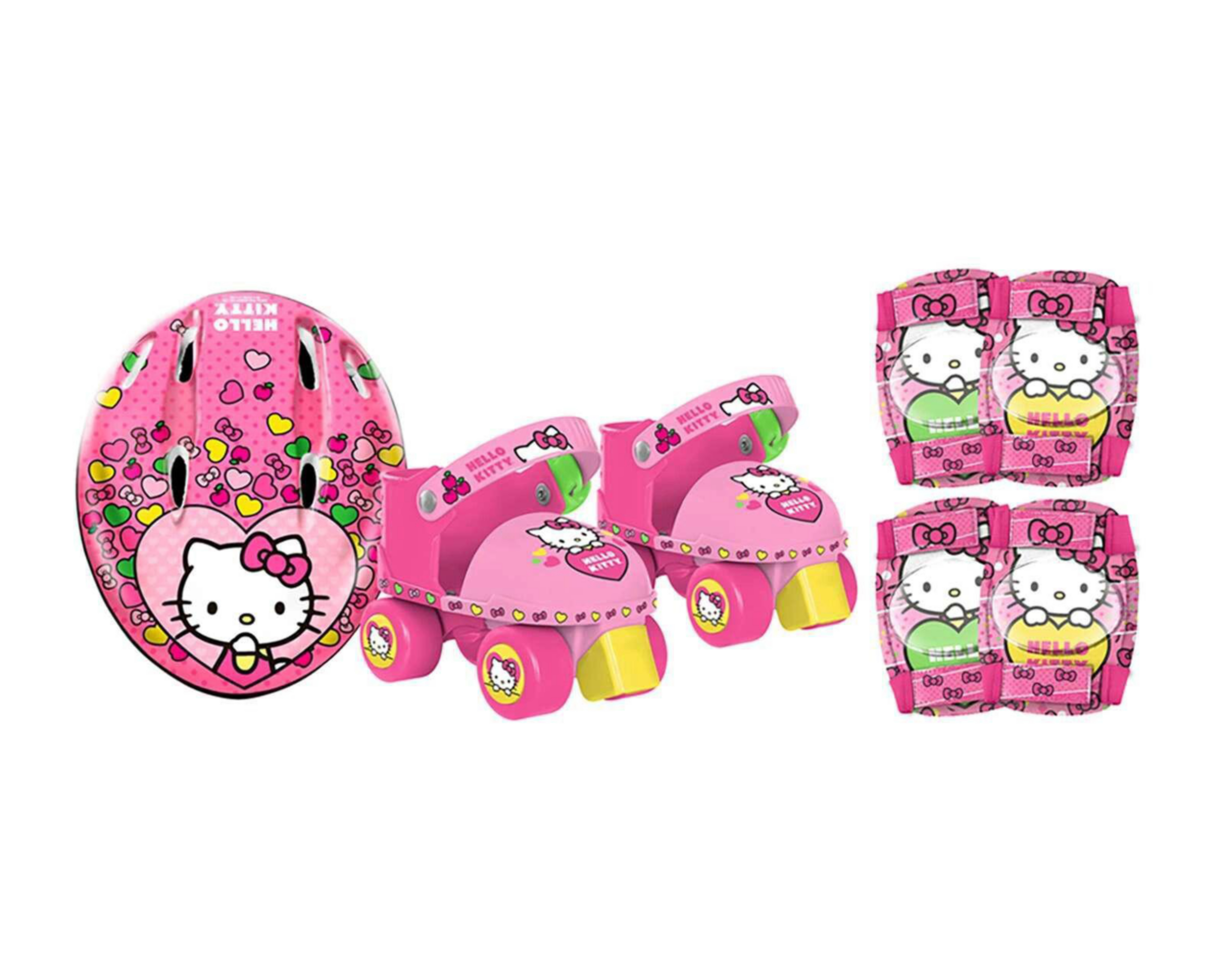 Foto 2 pulgar | Patines Apache Hello Kitty Rosas Talla 15-18