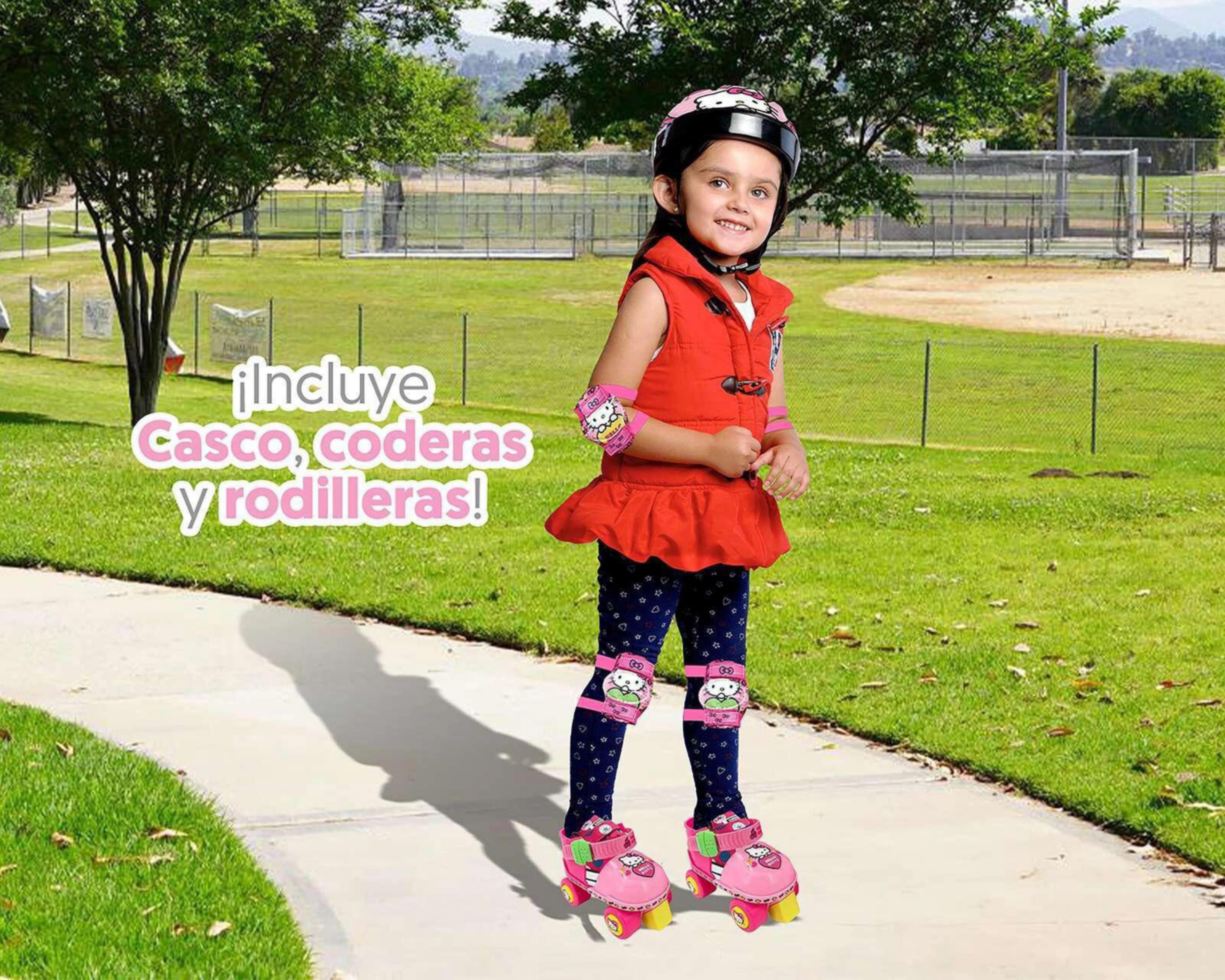 Foto 2 | Patines Apache Hello Kitty Rosas Talla 15-18