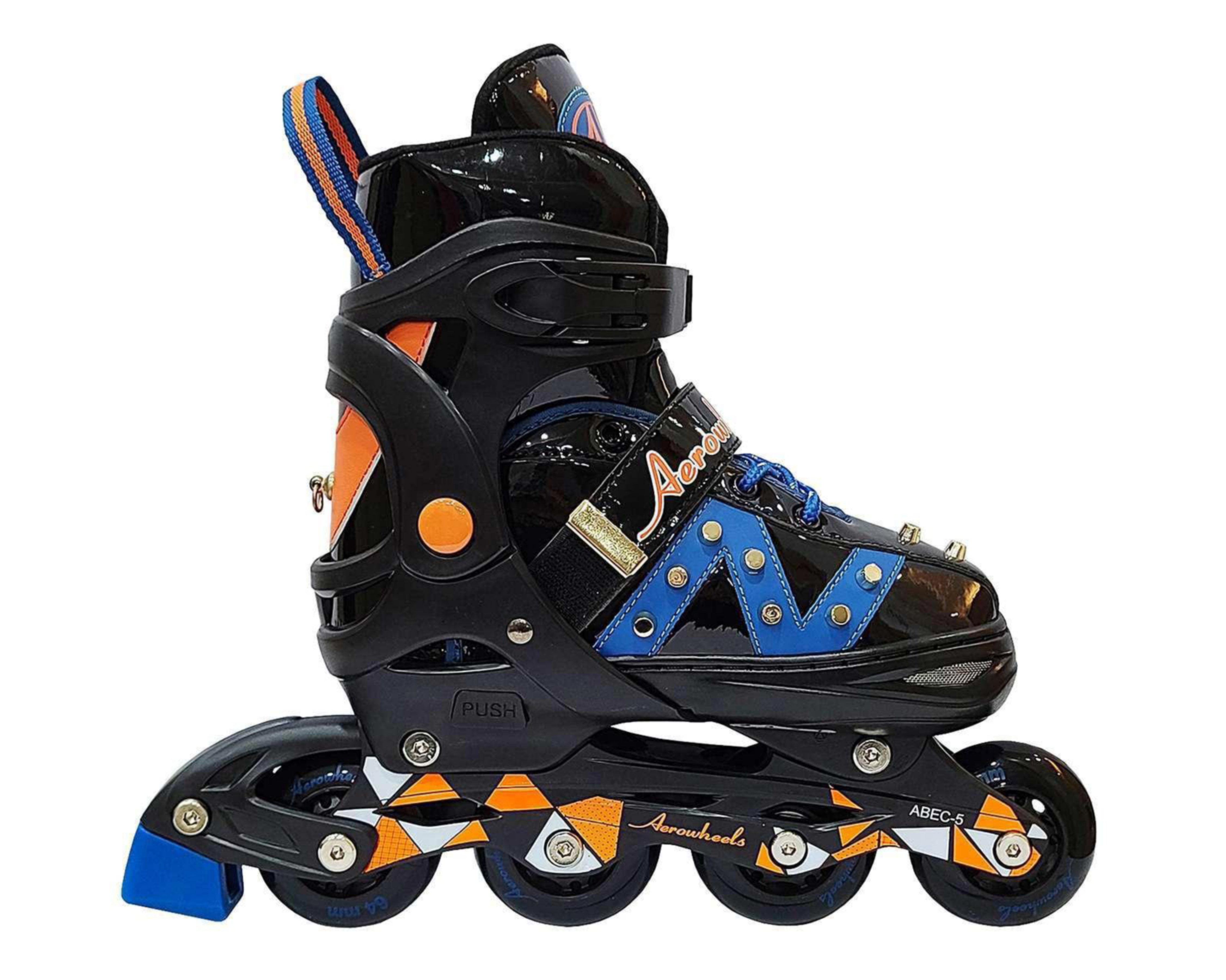Foto 1 | Patines Funzone Línea Negros Ajustables