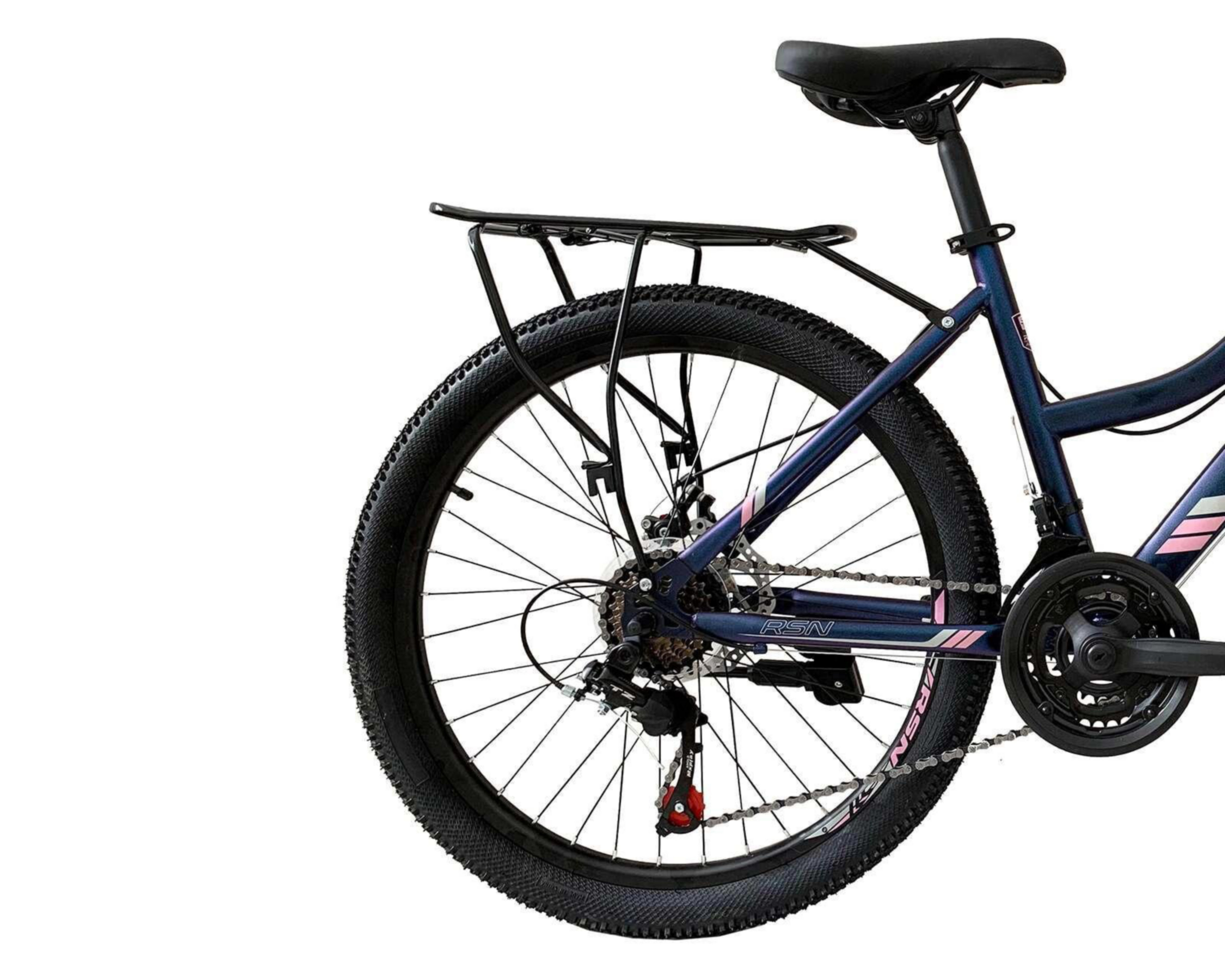 Foto 5 pulgar | Bicicleta Urbana Rising Fitness Aura 24" Azul