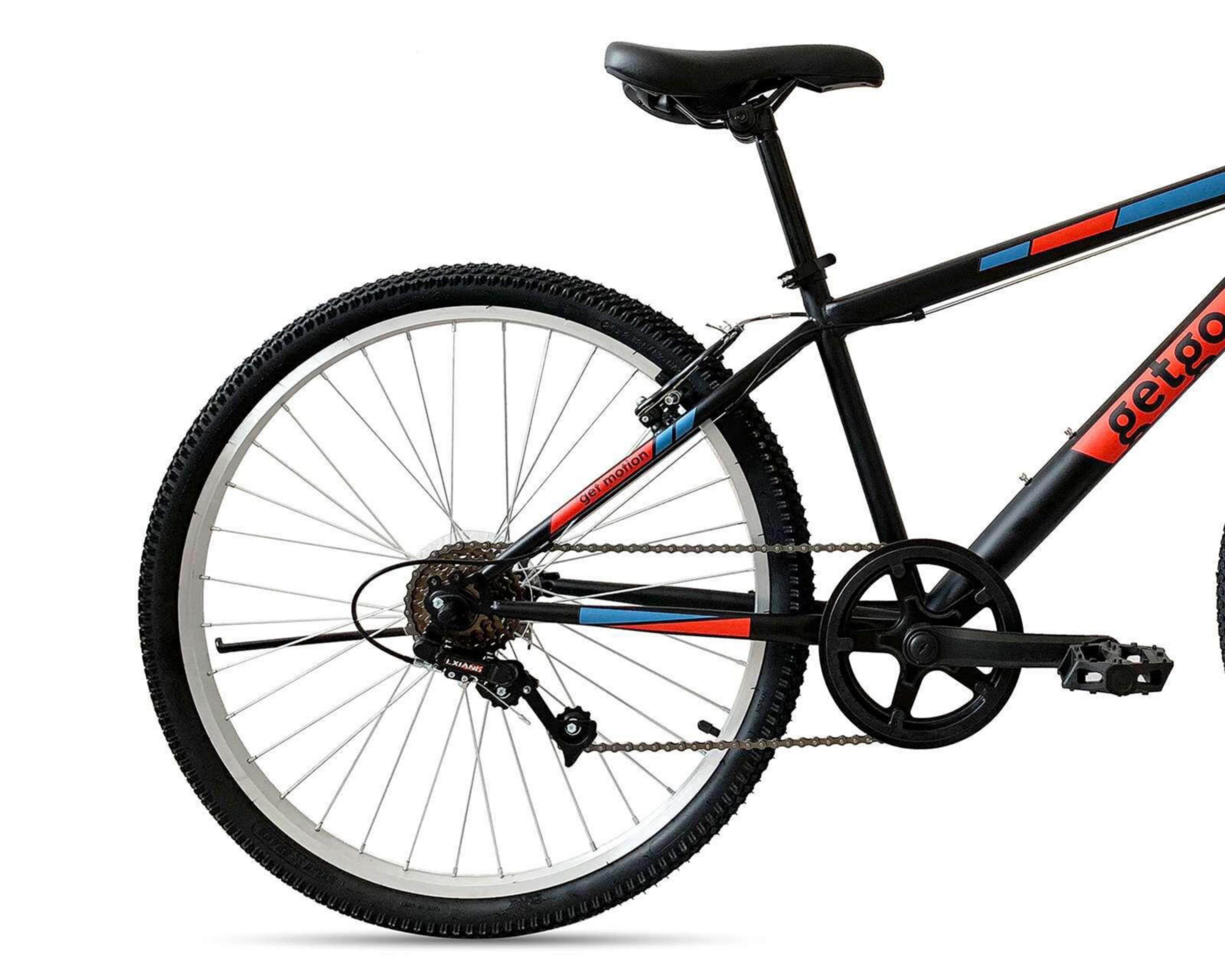 Foto 4 | Bicicleta de Montaña Getgo 26" Negra