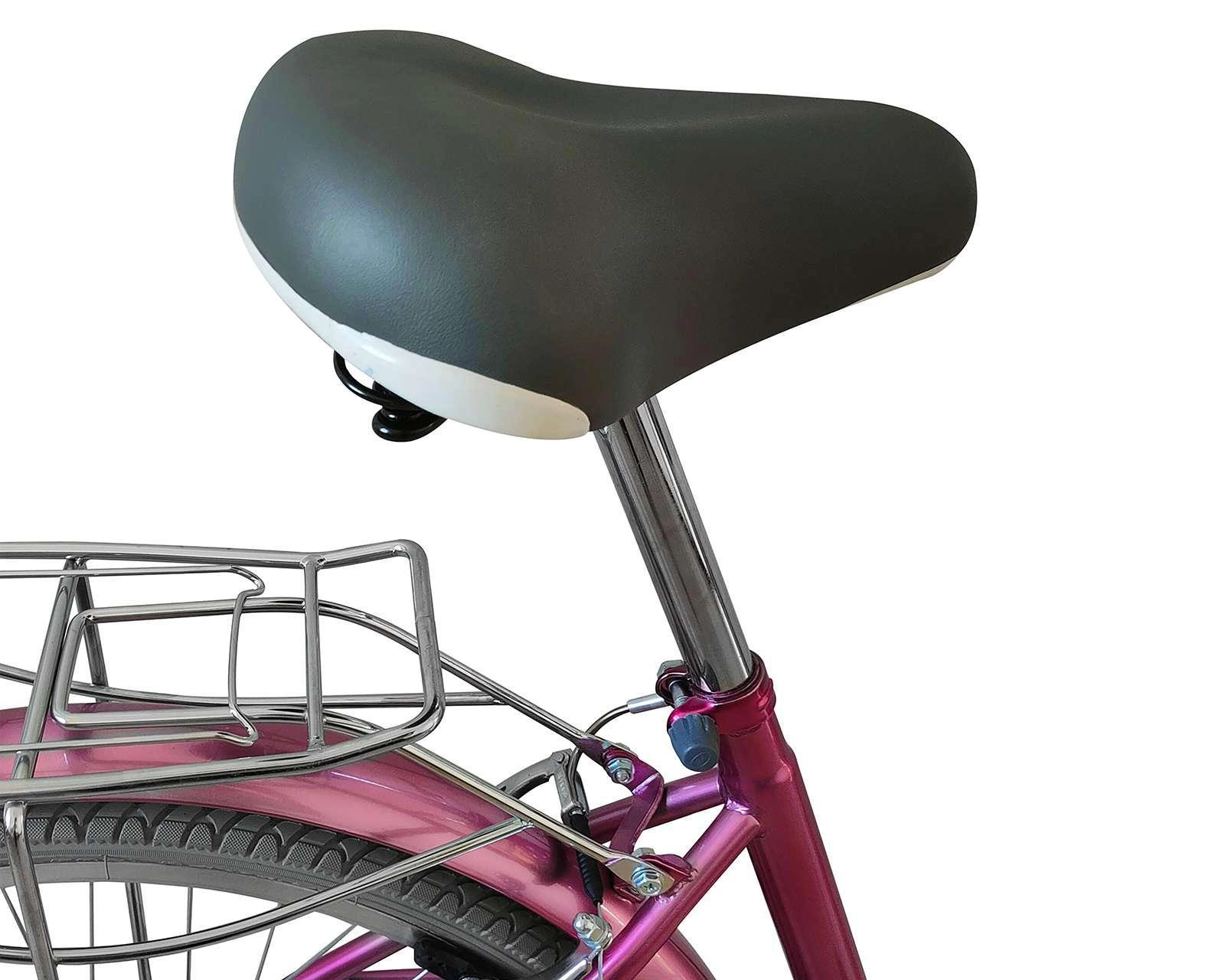 Foto 7 | Bicicleta Urbana Getgo Stylish 24" Rosa