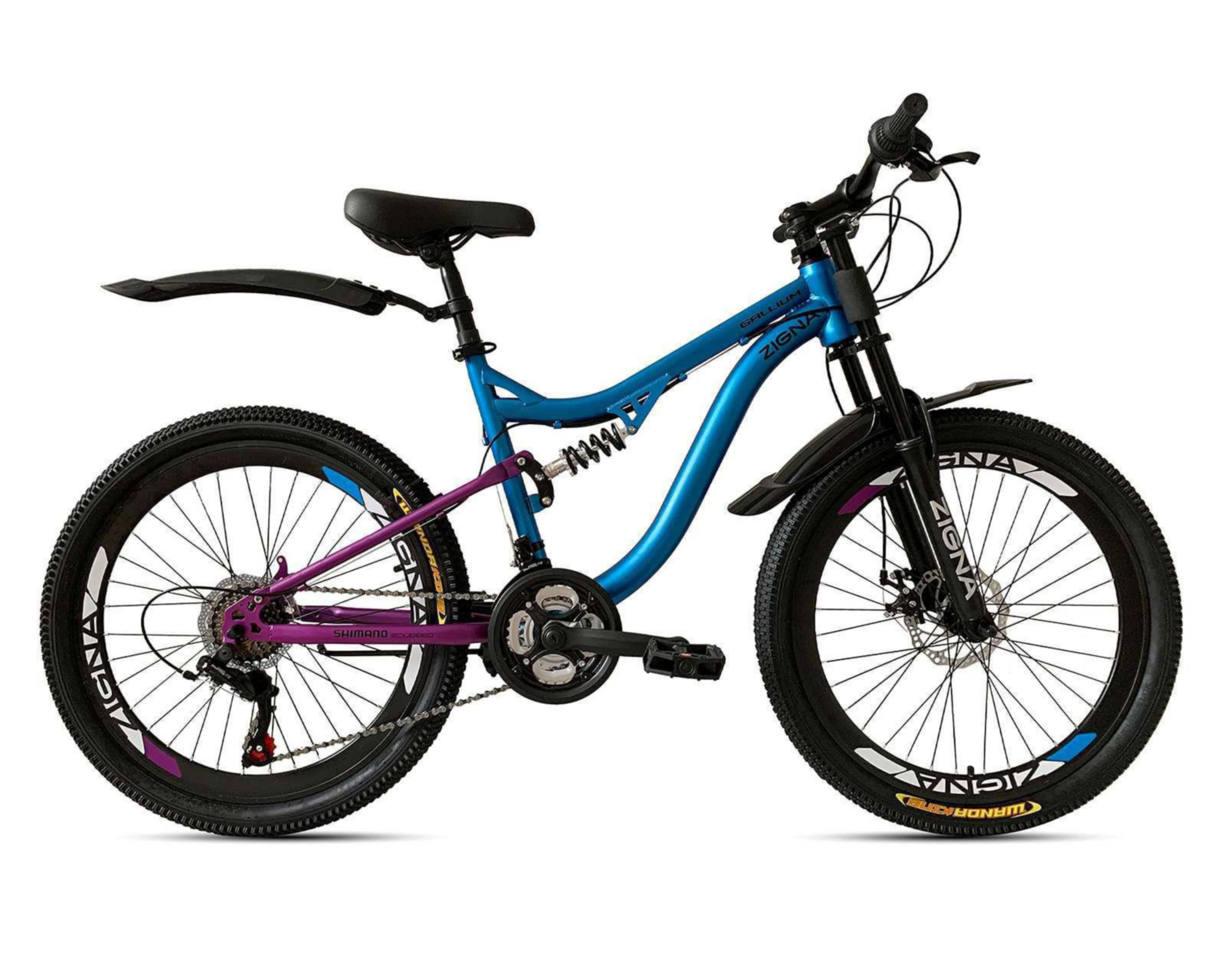 Bicicleta de Montaña Zigma Gallium 24" Azul