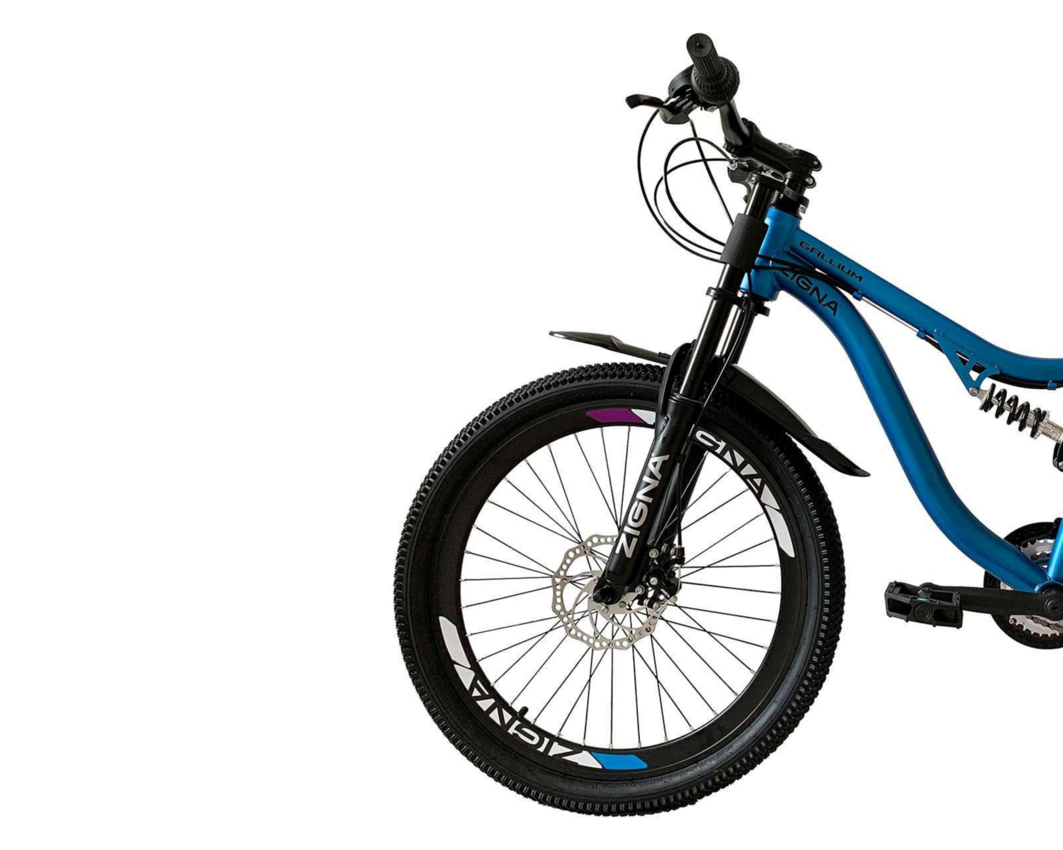 Foto 4 pulgar | Bicicleta de Montaña Zigma Gallium 24" Azul