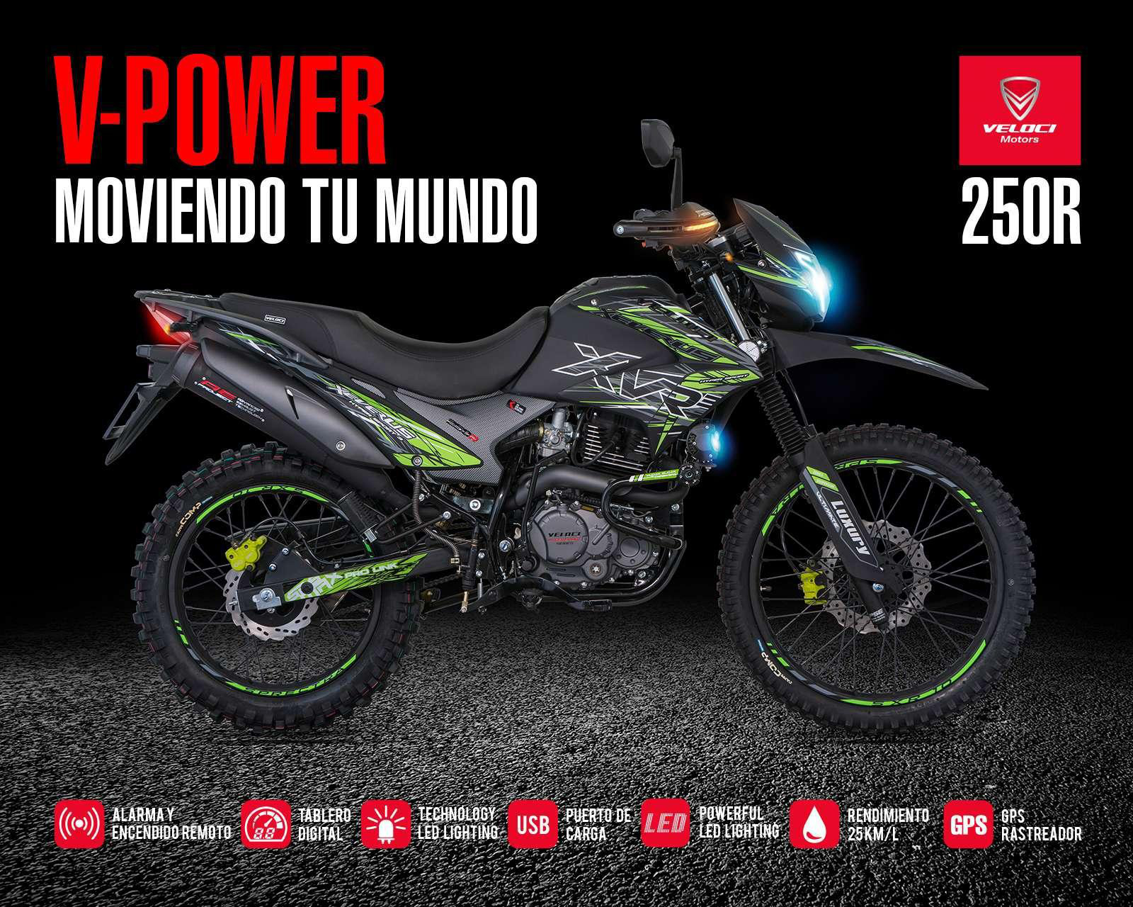 Foto 4 pulgar | Motocicleta Veloci Xeverus Hyper Sport 250cc 2023