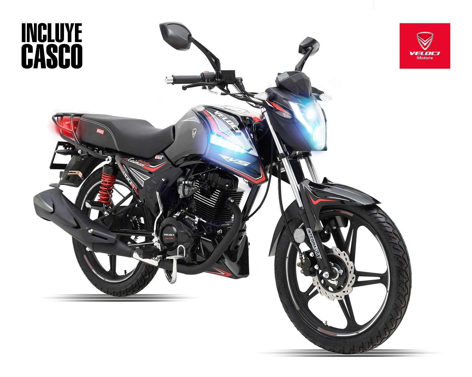 Motocicleta Veloci Caiman Black Edition 200 cc 2023 $26,999
