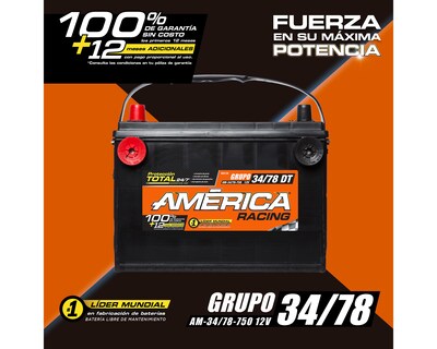Foto 4 | Acumulador América AM-34/78-750