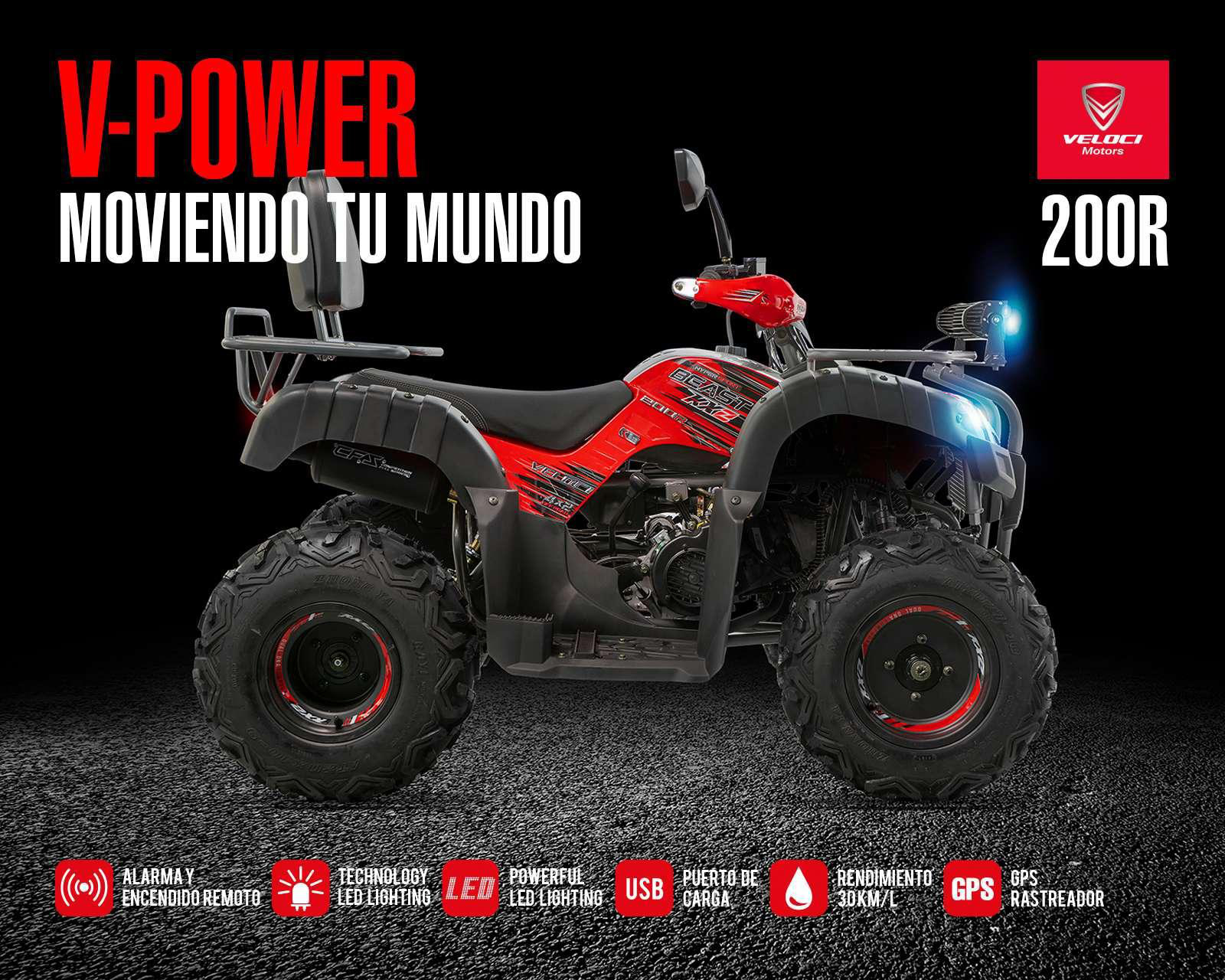 Foto 4 pulgar | Cuatrimoto Veloci Beast KX2 Hyper Sport 200 cc 2023