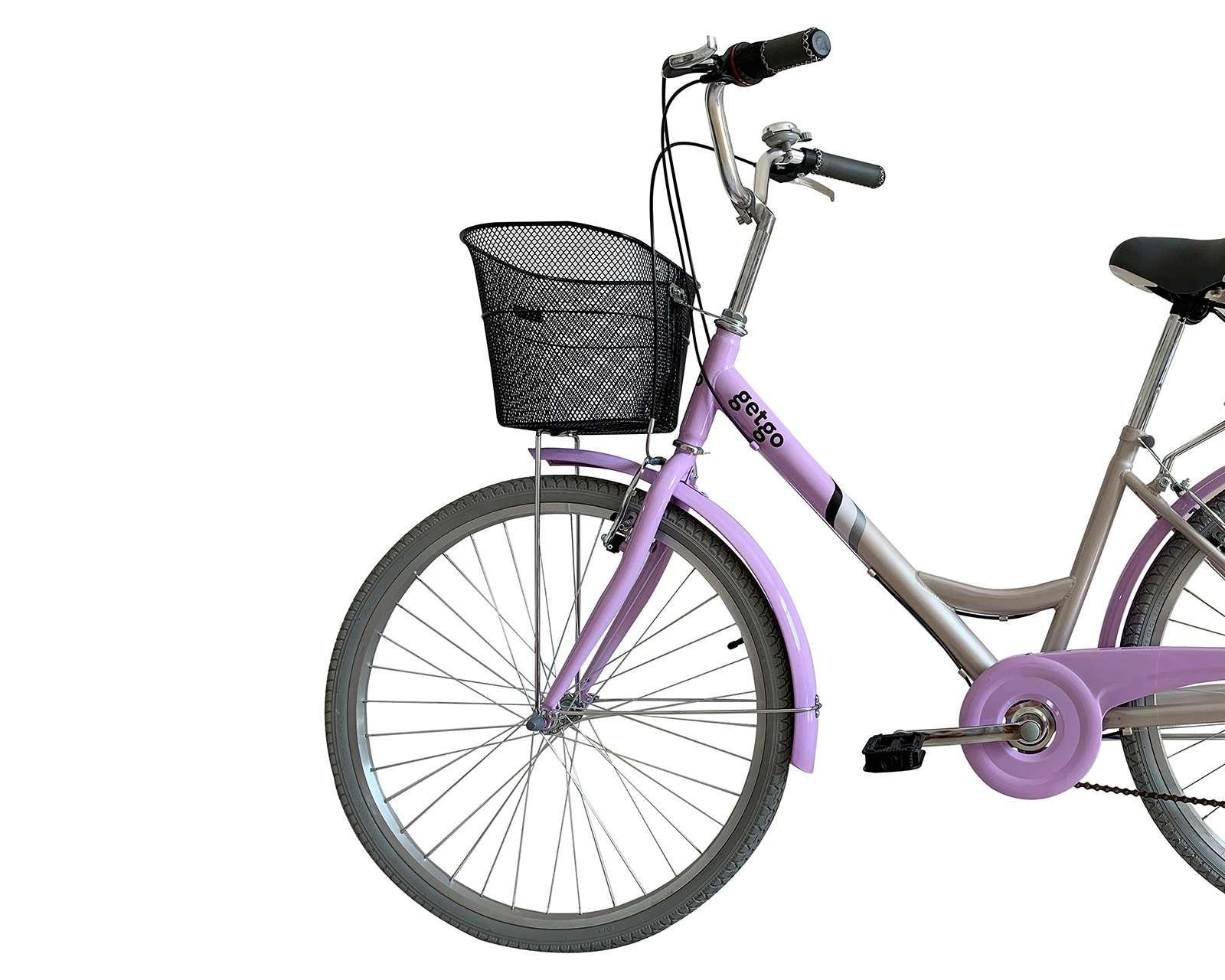 Foto 4 pulgar | Bicicleta Urbana Getgo Get Lucky 26" Morada