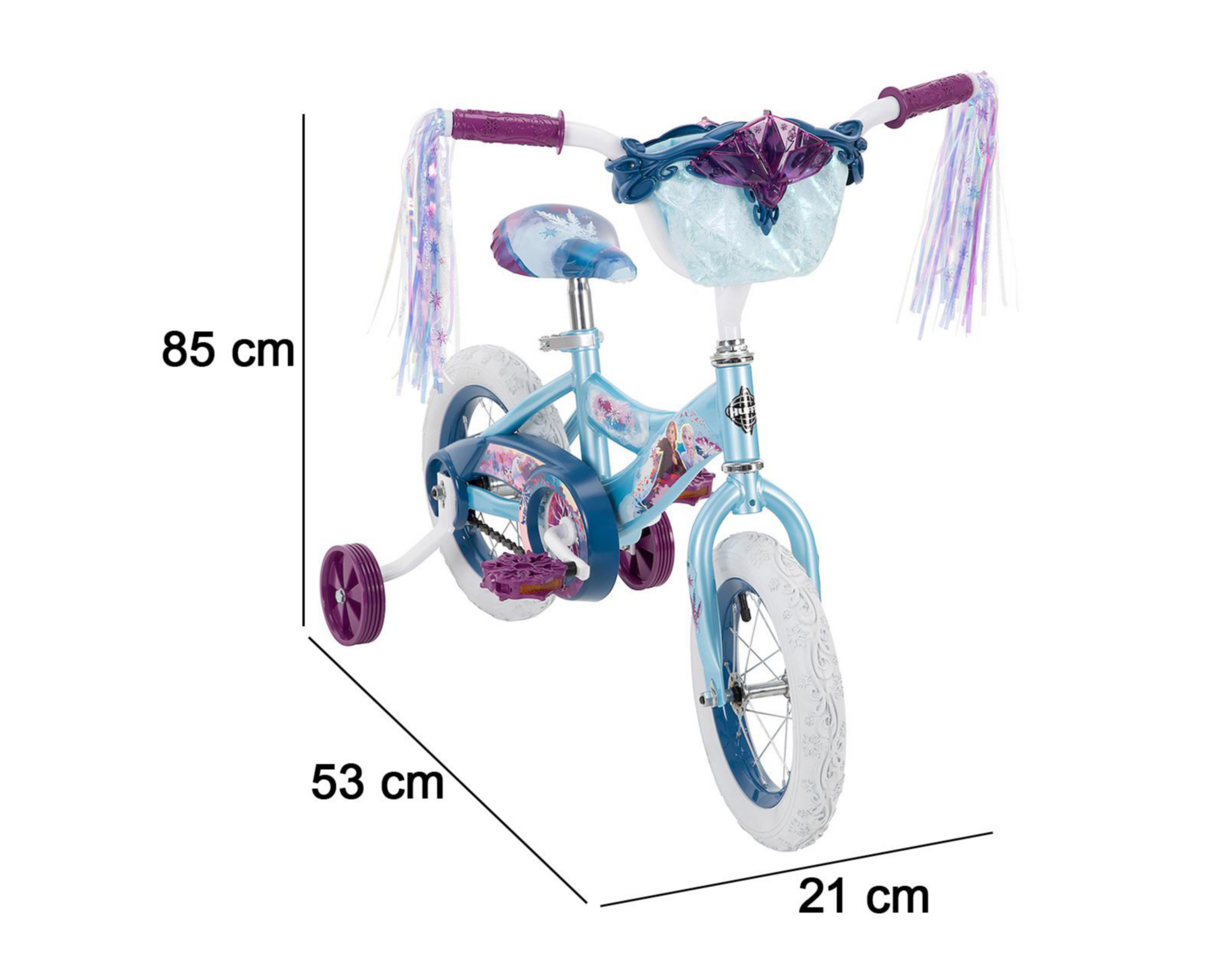 Foto 7 | Bicicleta Huffy Frozen 12" Azul