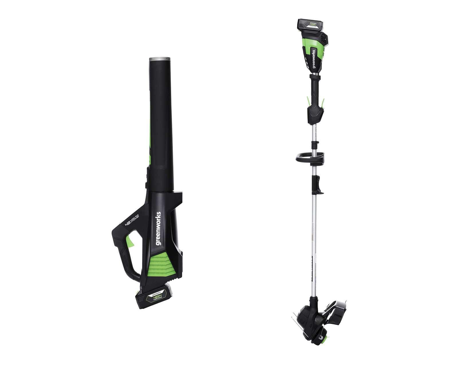 Soplador y Desbrozadora Greenworks 48 V