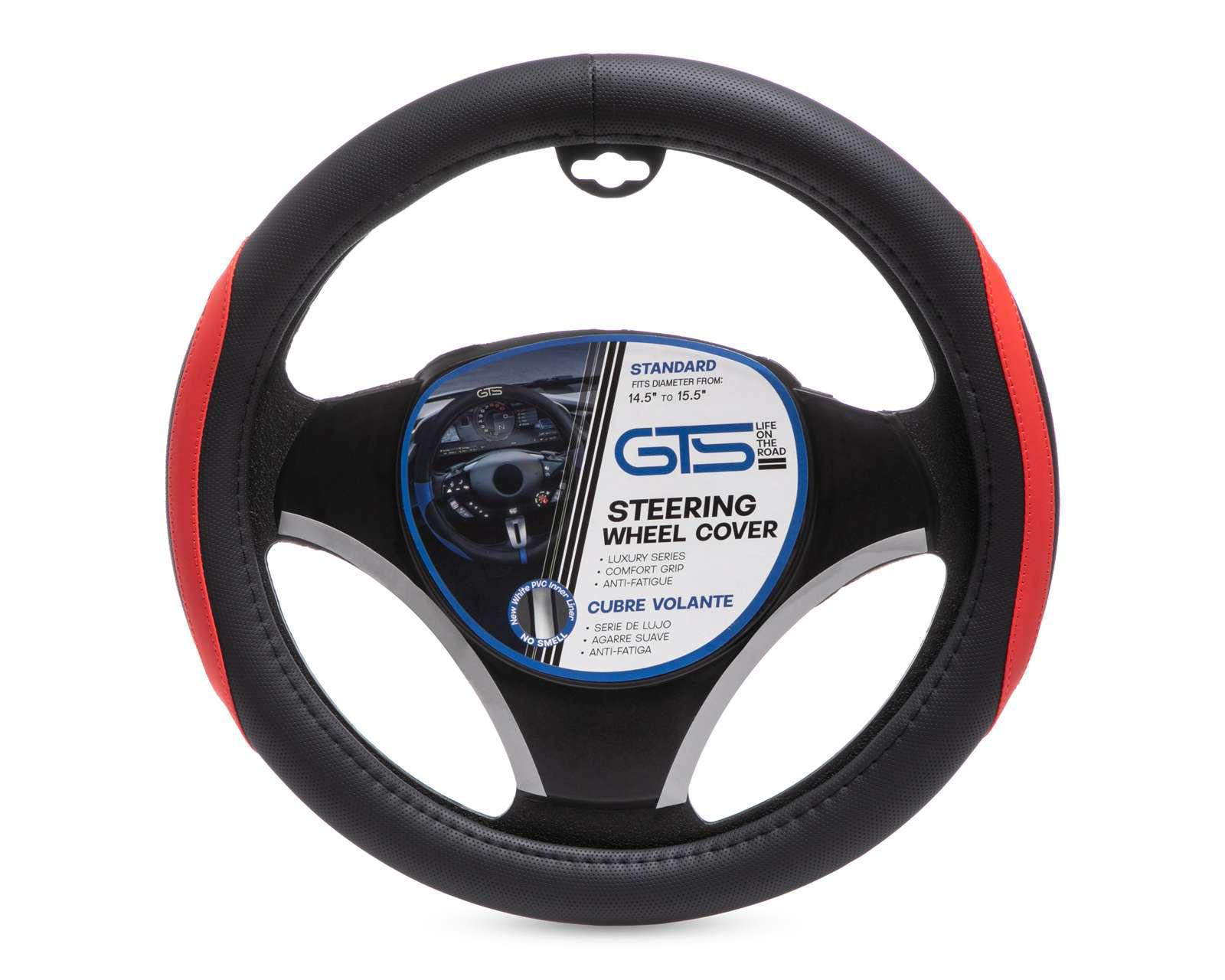 Cubrevolante GTS Negro/Rojo $56