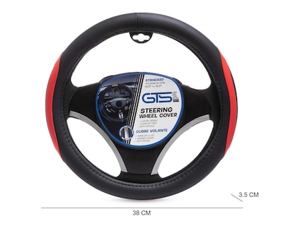 Foto 4 | Cubrevolante GTS Negro-Rojo