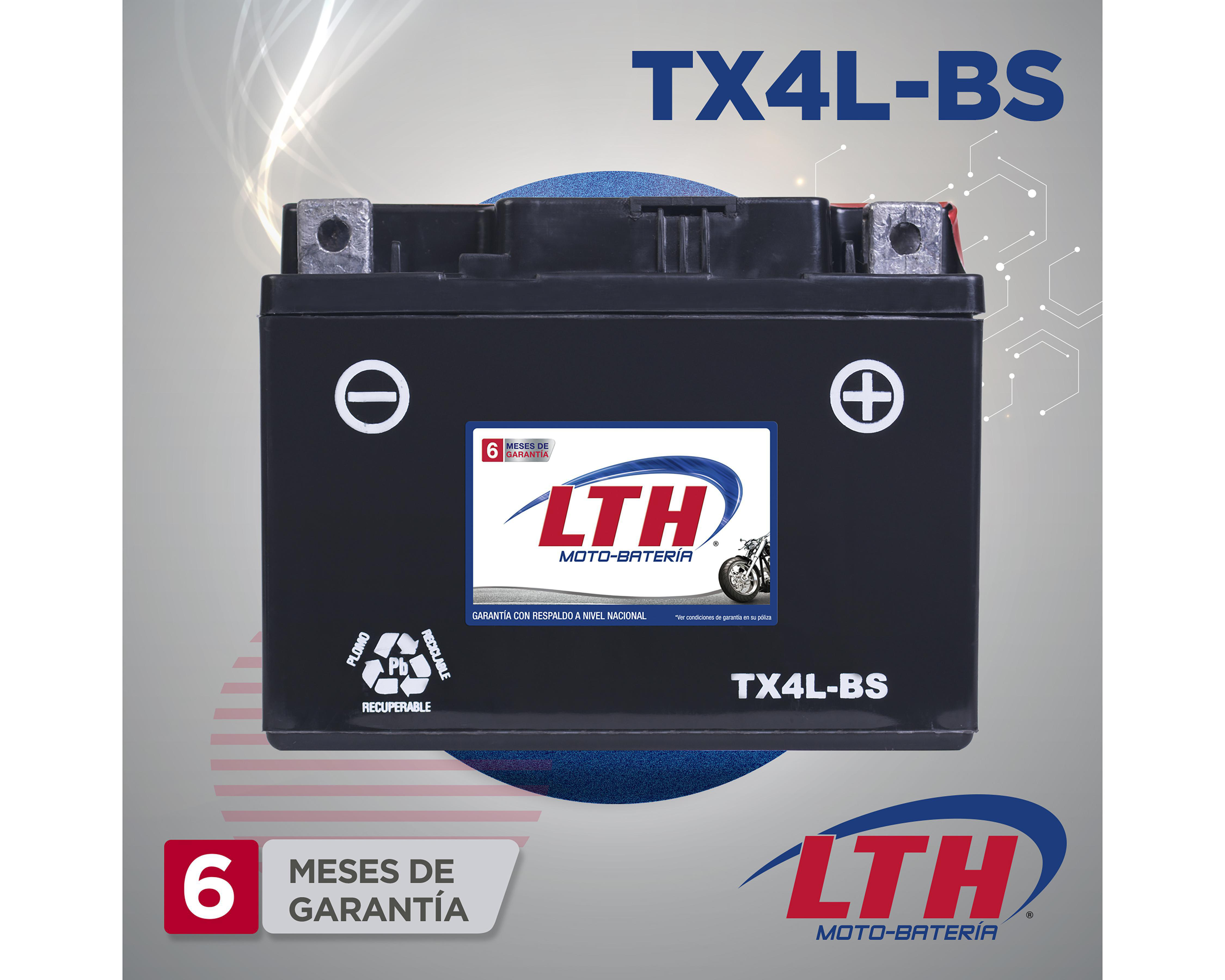 Foto 5 pulgar | Batería para Motocicleta LTH TX4L-BS